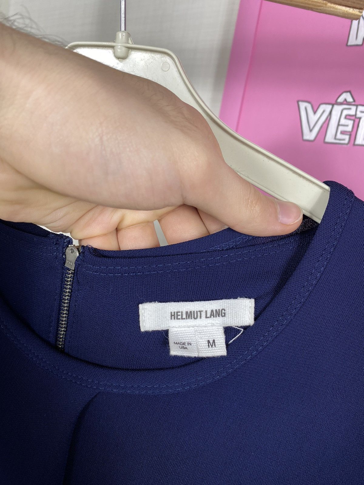 Designer × Helmut Lang Helmut Lang Asymmetrical Shoulder Dress Size M / US 6-8 / IT 42-44 - 8 Thumbnail