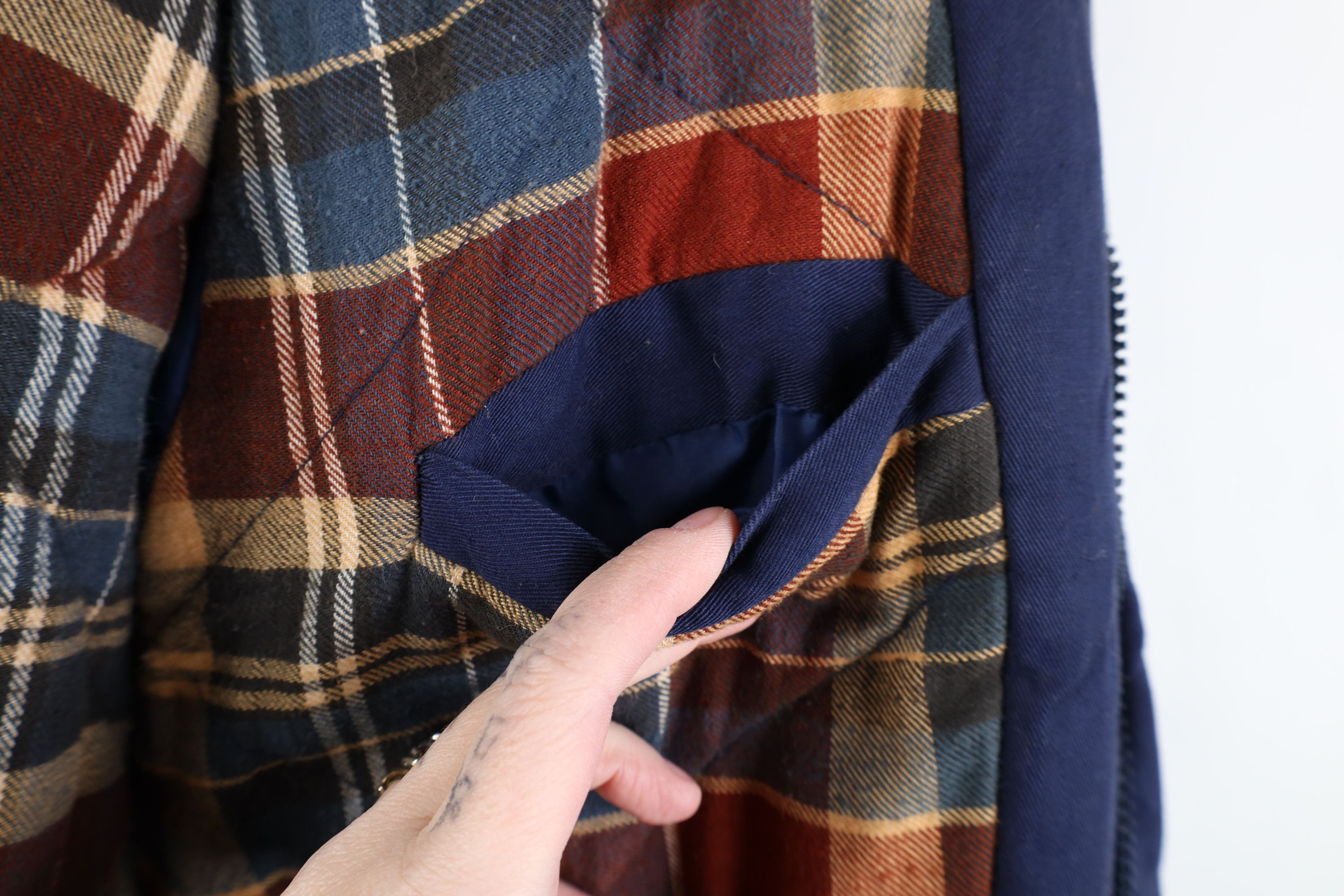 Vintage Vintage 90s Streetwear Quilted Flannel Hooded Parka Jacket Size US M / EU 48-50 / 2 - 11 Thumbnail
