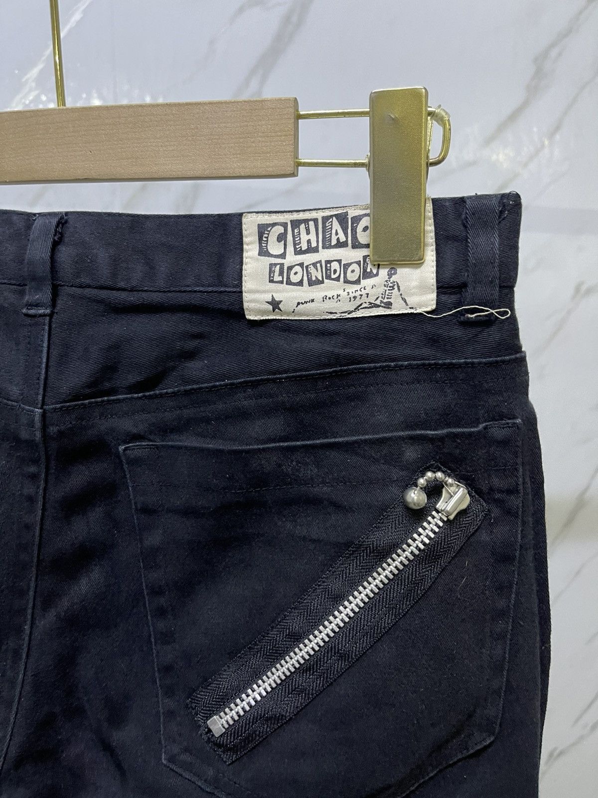 If Six Was Nine Jepanes Brand Chaos London Punk Bondage Pants Size US 28 / EU 44 - 5 Thumbnail
