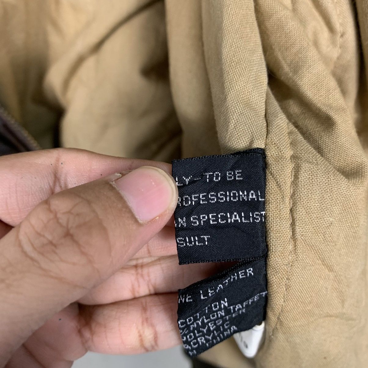 Japanese Brand Japanese Brand Rage Military Leather Jacket Size US L / EU 52-54 / 3 - 16 Thumbnail