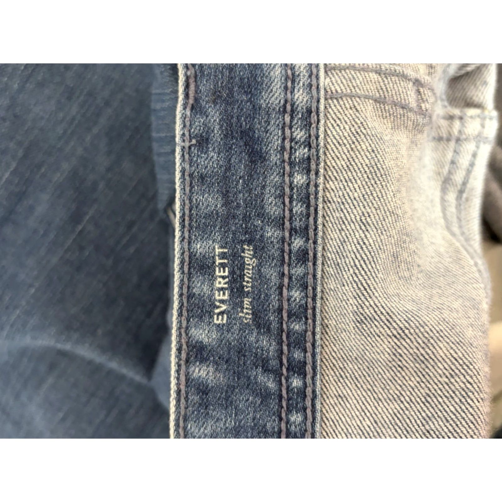 Vintage AG Adriano Goldschmied Men's Slim Straight Everett Jeans 40x33 Blue Denim Slim Size US 40 / EU 56 - 5 Thumbnail