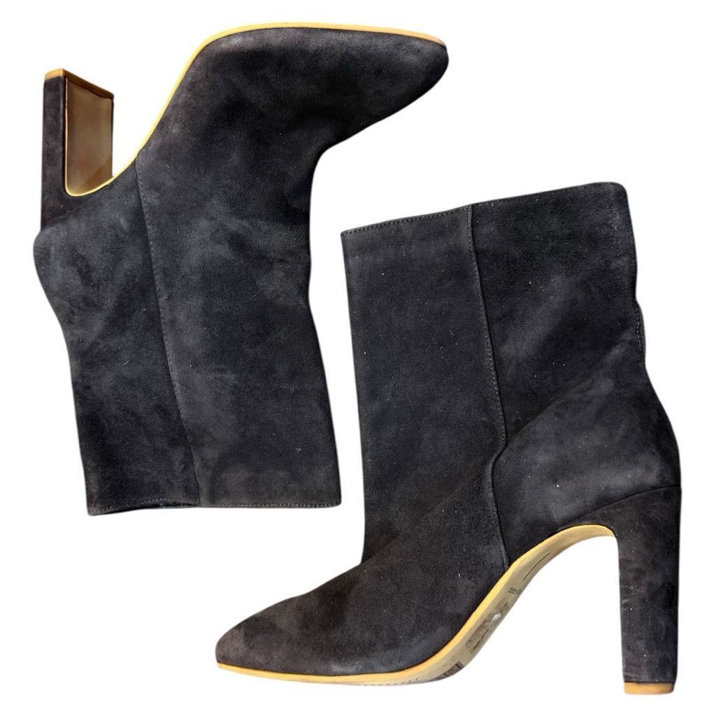 Dolce Vita DOLCE VITA Boots Dolce Vita Gray Grey Mid Calf High Heel Ank Size US 9.5 / IT 39.5 - 1 Thumbnail