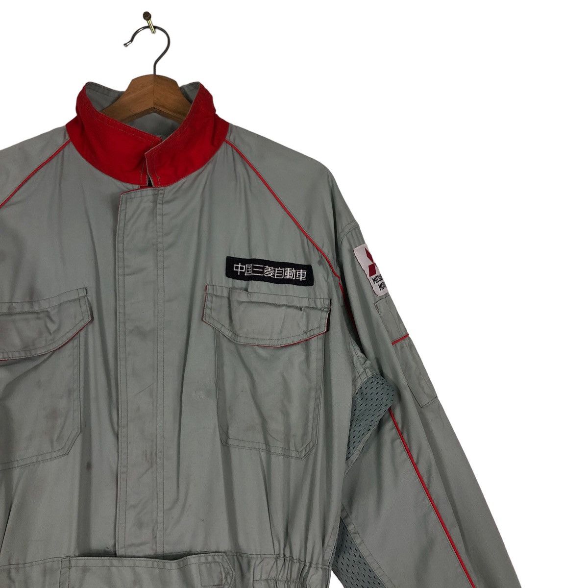 Japanese Brand 🔥90’s Vintage Coverall Racing Wear Mitsubishi Motors Size US 32 / EU 48 - 6 Thumbnail