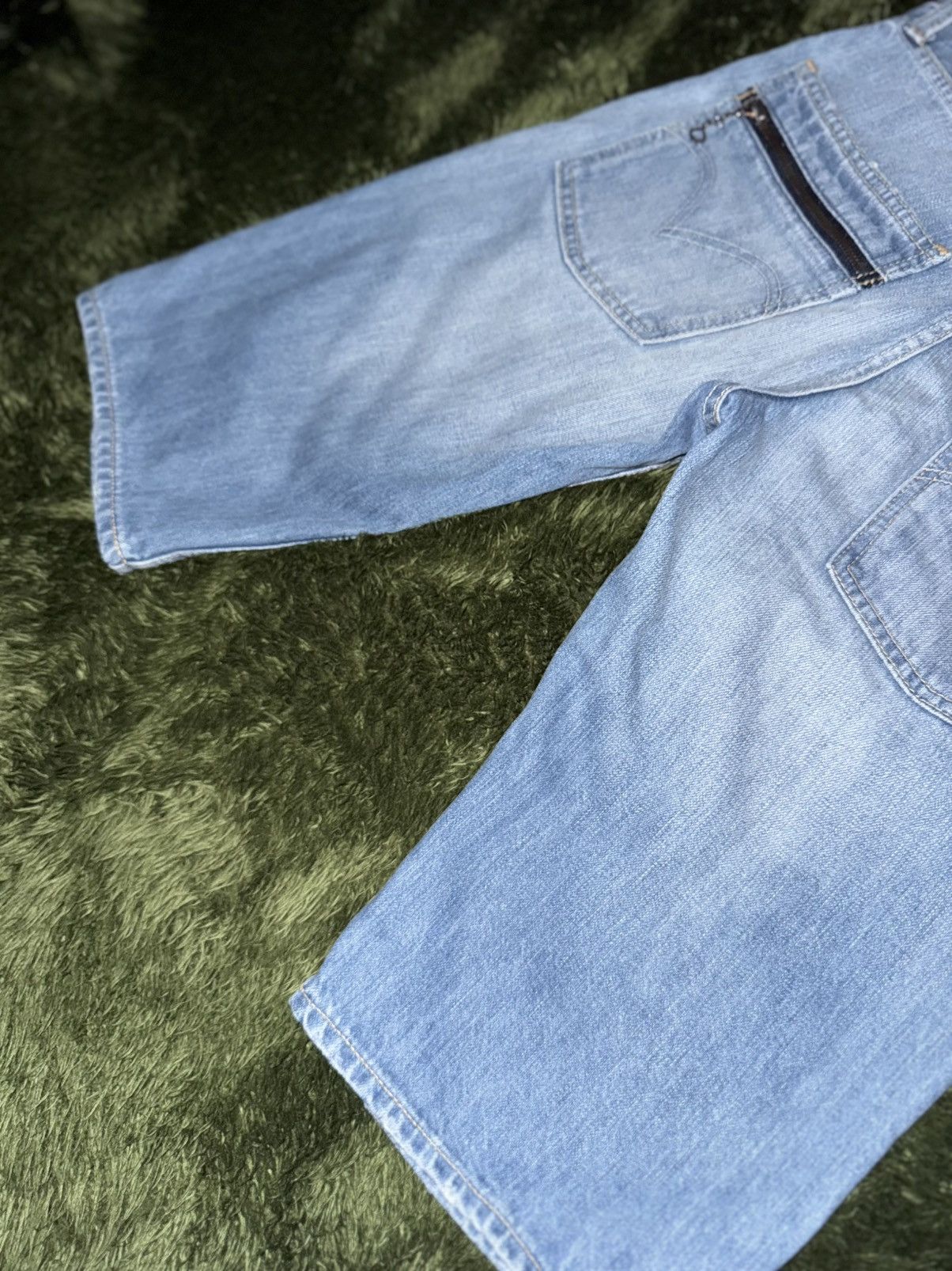 Levi's [30x14] Levi’s 502 Japan Release Zip Pocket Denim Shorts Size US 30 / EU 46 - 10 Thumbnail