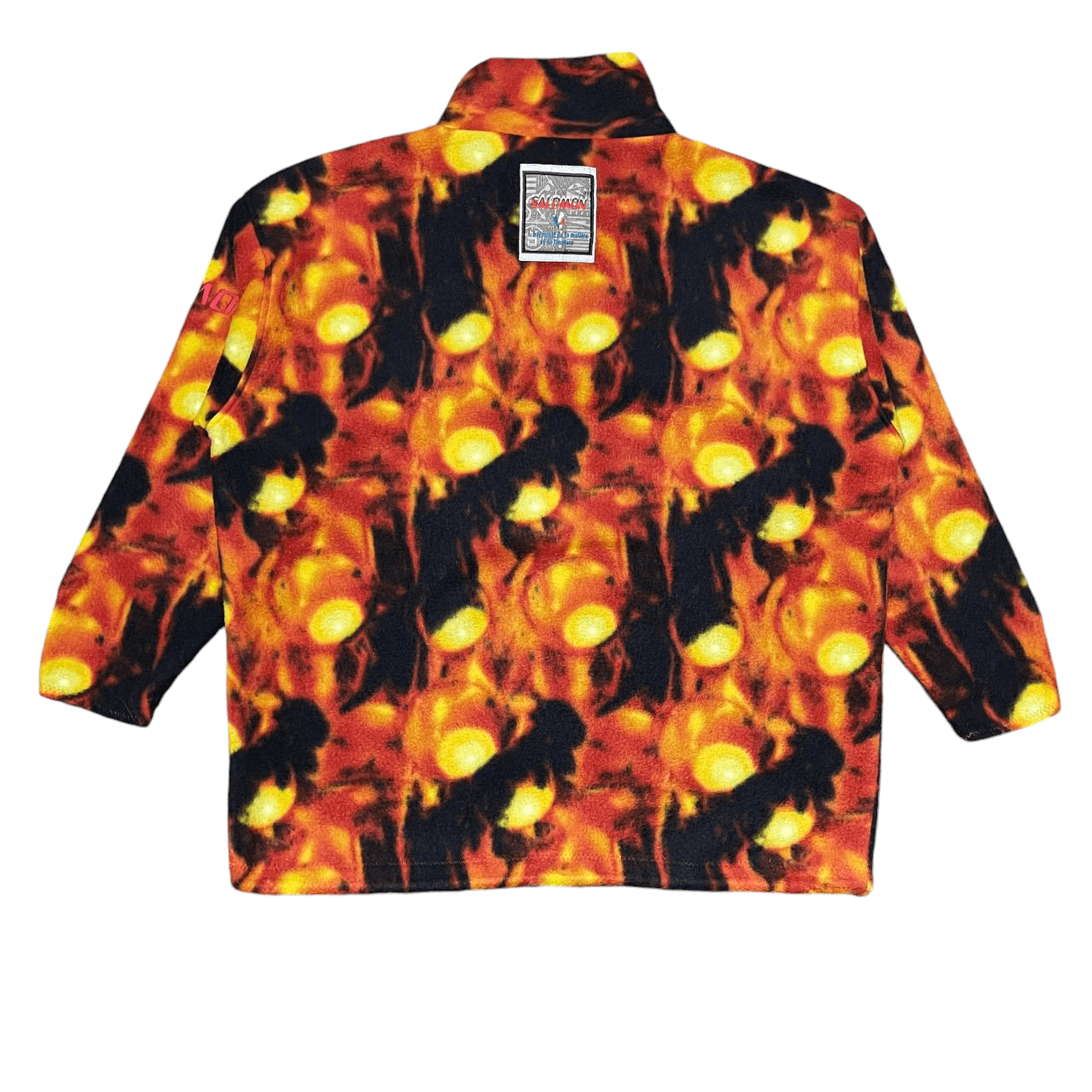 Salomon Vtg Salomon Half Zip Drawstring Jacket Overprinting Unisex Size US L / EU 52-54 / 3 - 10 Thumbnail