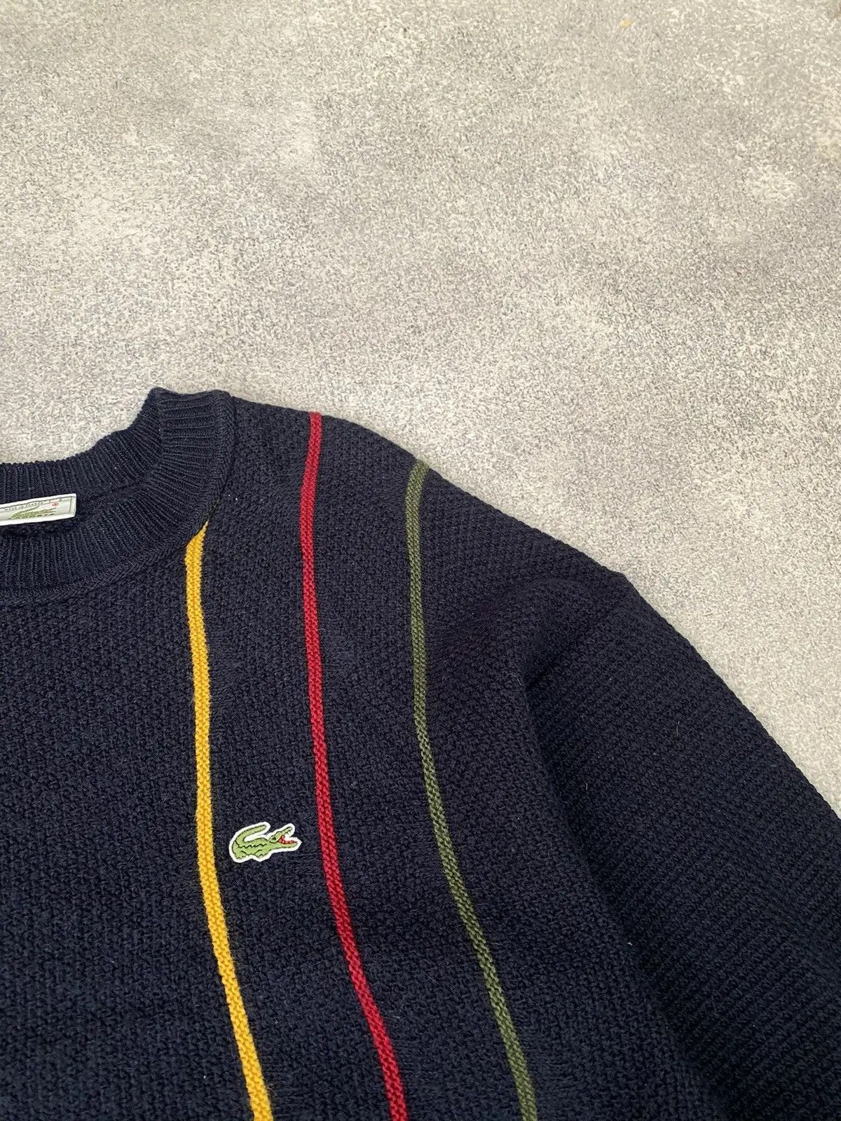 Lacoste × Vintage Vintage Lacoste Coogi Style Sweater Size US L / EU 52-54 / 3 - 4 Thumbnail