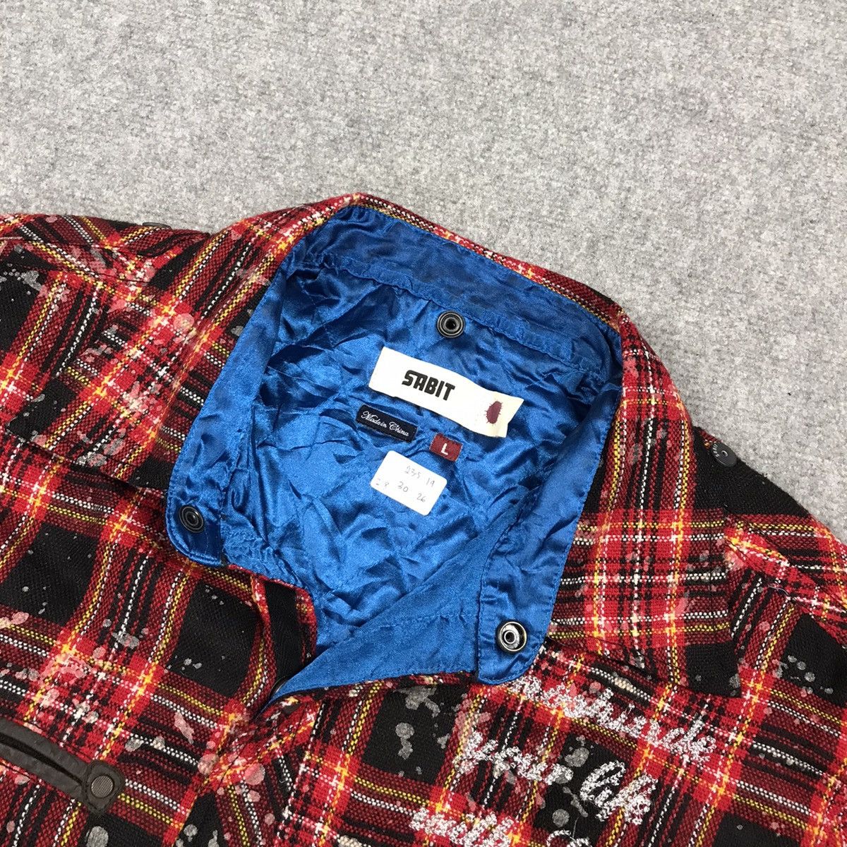 If Six Was Nine × Japanese Brand × SABIT SABIT JAPAN FLANNEL DESIGN SNAP BUTTON JACKET Size US L / EU 52-54 / 3 - 11 Thumbnail