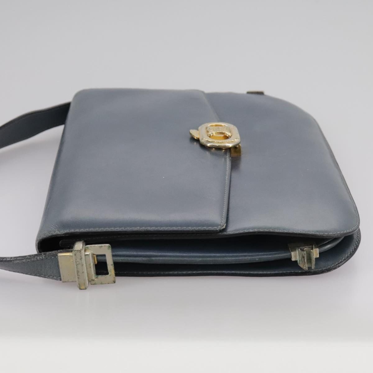 Celine CELINE Shoulder Bag Leather Blue Size ONE SIZE - 3 Thumbnail
