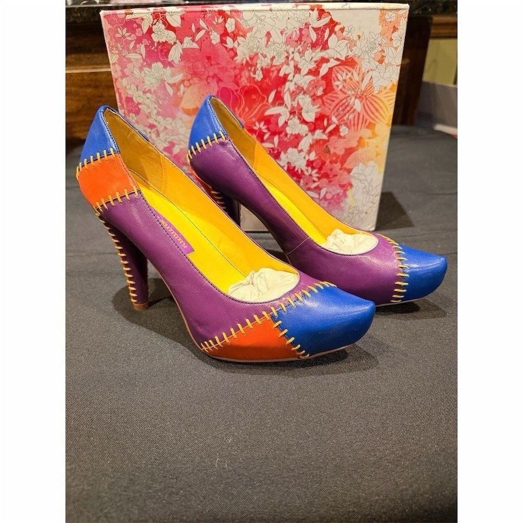Chinese Laundry Chinese Laundry Real Patchwork Pumps NIB Vintage 1990’s Size US 7.5 / IT 37.5 - 1 Thumbnail