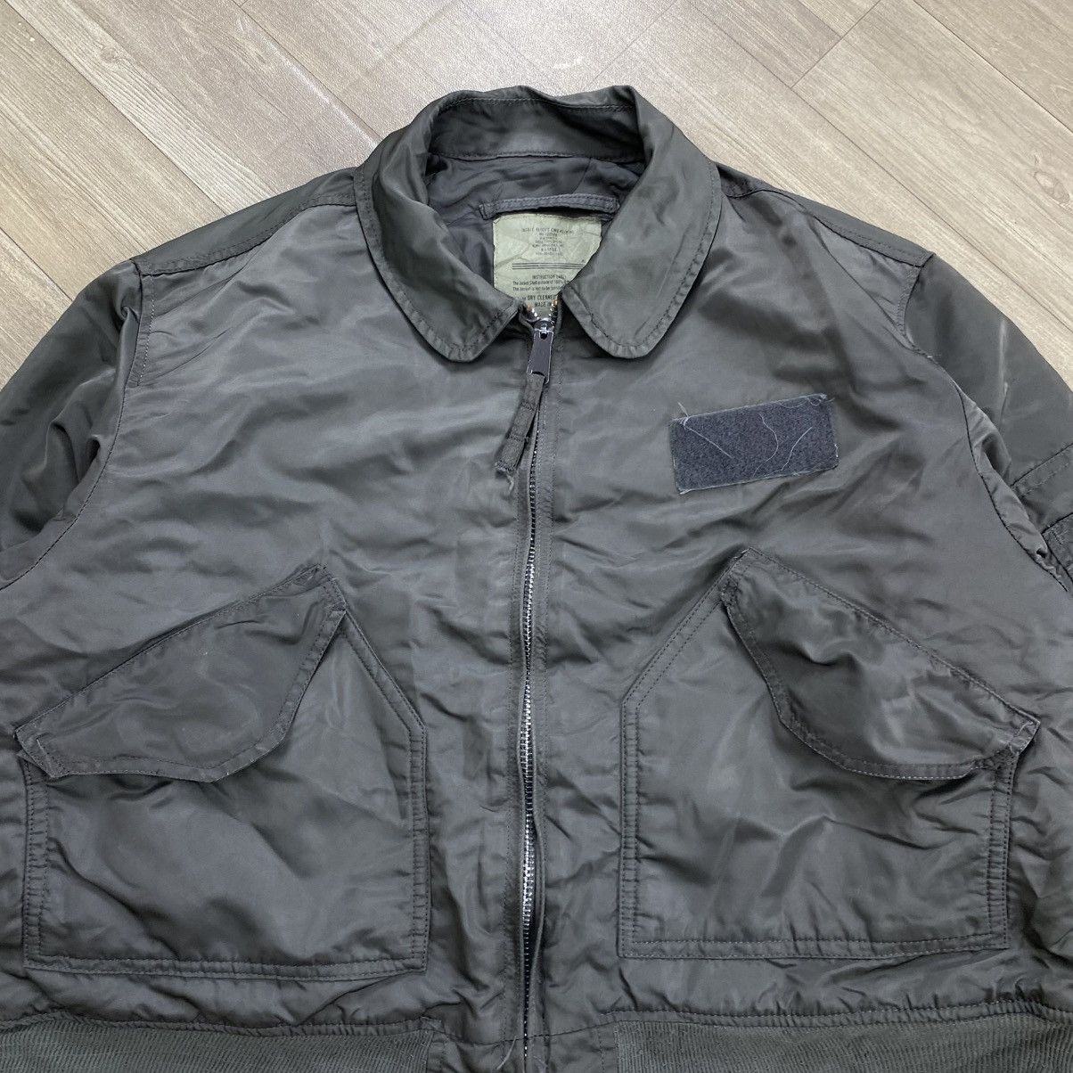 Alpha Industries 🇺🇸Vintage Alpha Industries CWU 45/P Army Flight Bomber Jacket Size US XL / EU 56 / 4 - 2 Thumbnail