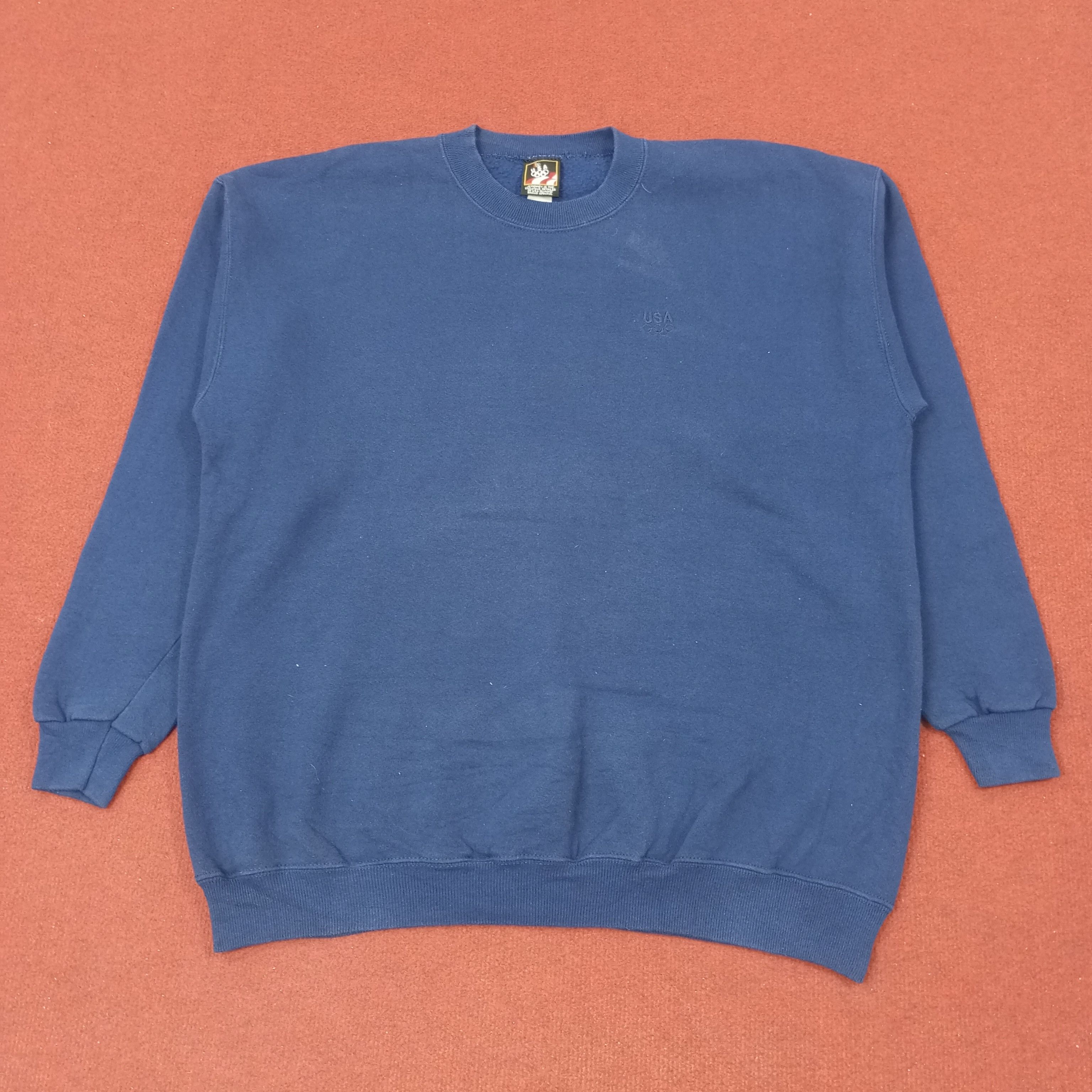 USA Olympics × Vintage Olympics USA Promo Style Vintage Sweatshirt c216n12 Size US XL / EU 56 / 4 - 1 Thumbnail