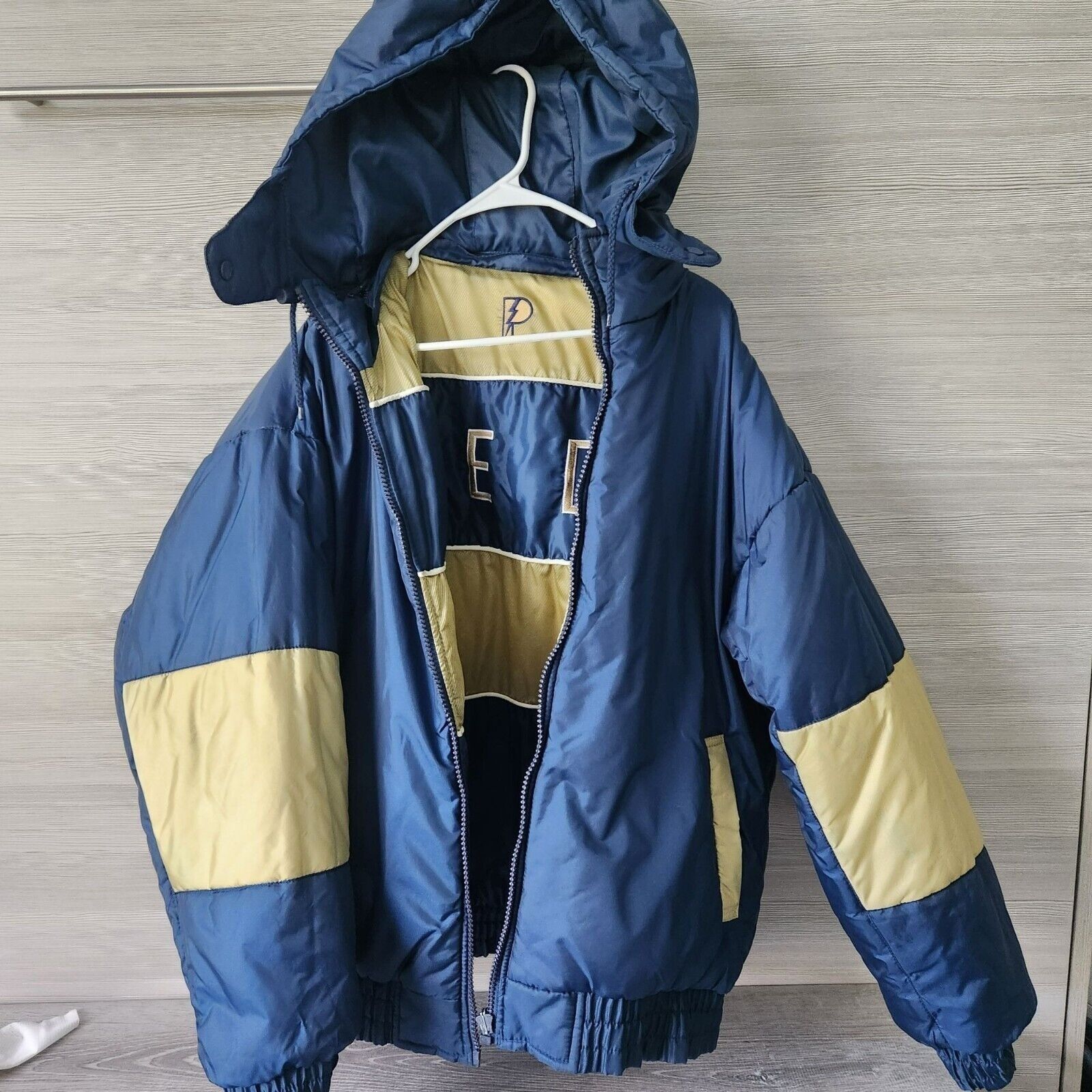 Pro Player Vtg Y2K Notre Dame Reversible Puffer Bomber Jacket Hood Embr Size US L / EU 52-54 / 3 - 13 Thumbnail