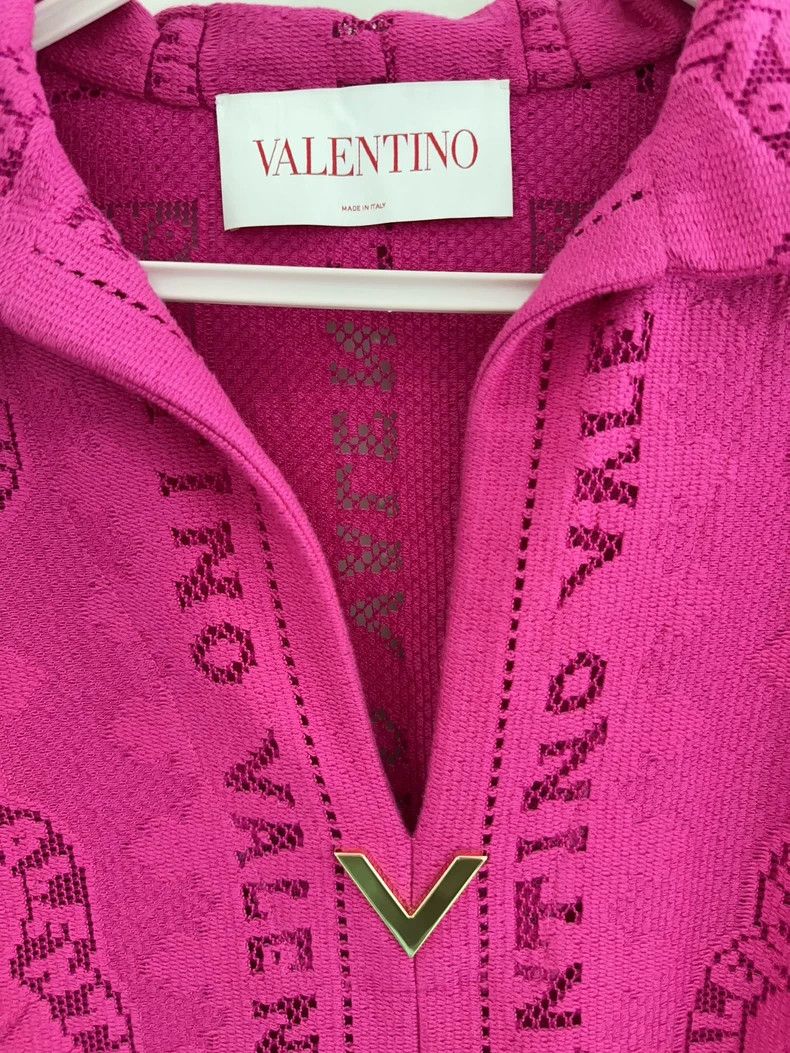 Valentino Valentino Pink long-sleeved top dress Size M / US 6-8 / IT 42-44 - 3 Thumbnail