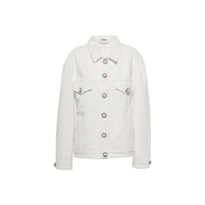 Miu Miu Miu Miu FW21 Oversized Denim Jacket for Women 0079 Size M / US 6-8 / IT 42-44 - 1 Thumbnail