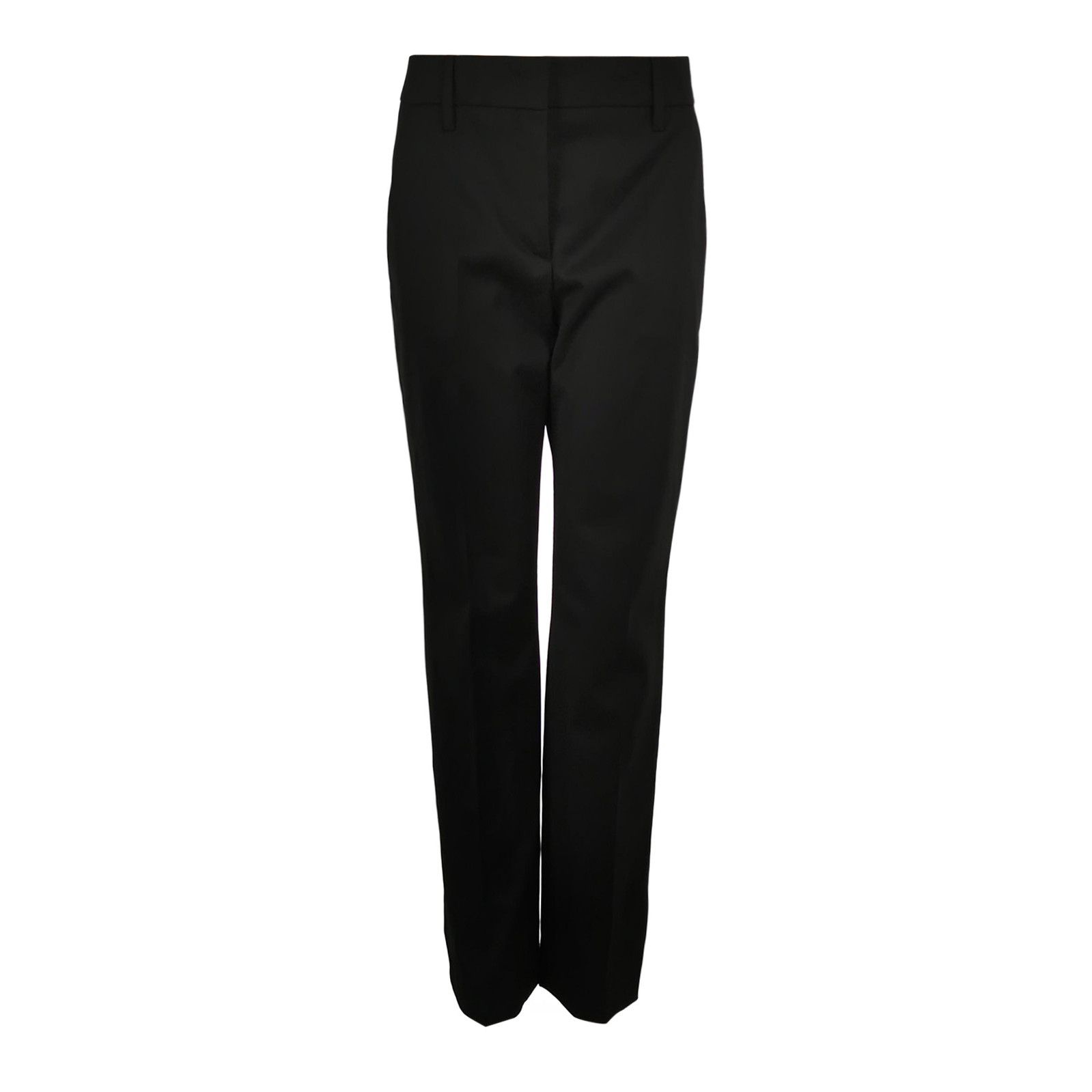Prada Prada Black Cotton Blend Trousers Size 40 0089 Size 40" / US 18 - 1 Thumbnail