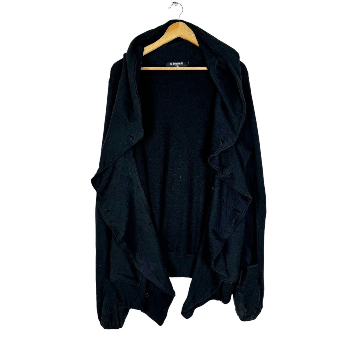 gomme ☀️GOMME HOMME ASYMMETRIC HOODIE SWEATER Size US M / EU 48-50 / 2 - 7 Thumbnail