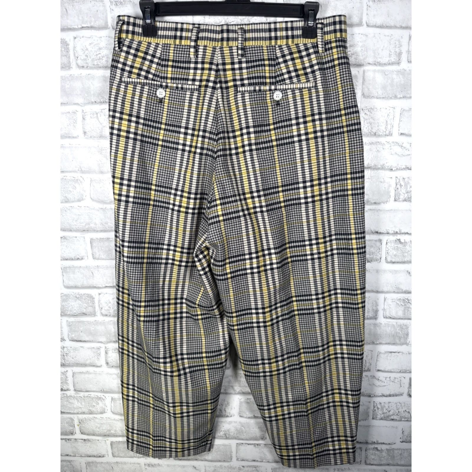 Vintage Nöak Plaid Pants Mens 30x30 Dress Pants Golf Yellow Regular 30in Inseam Size US 30 / EU 46 - 4 Thumbnail