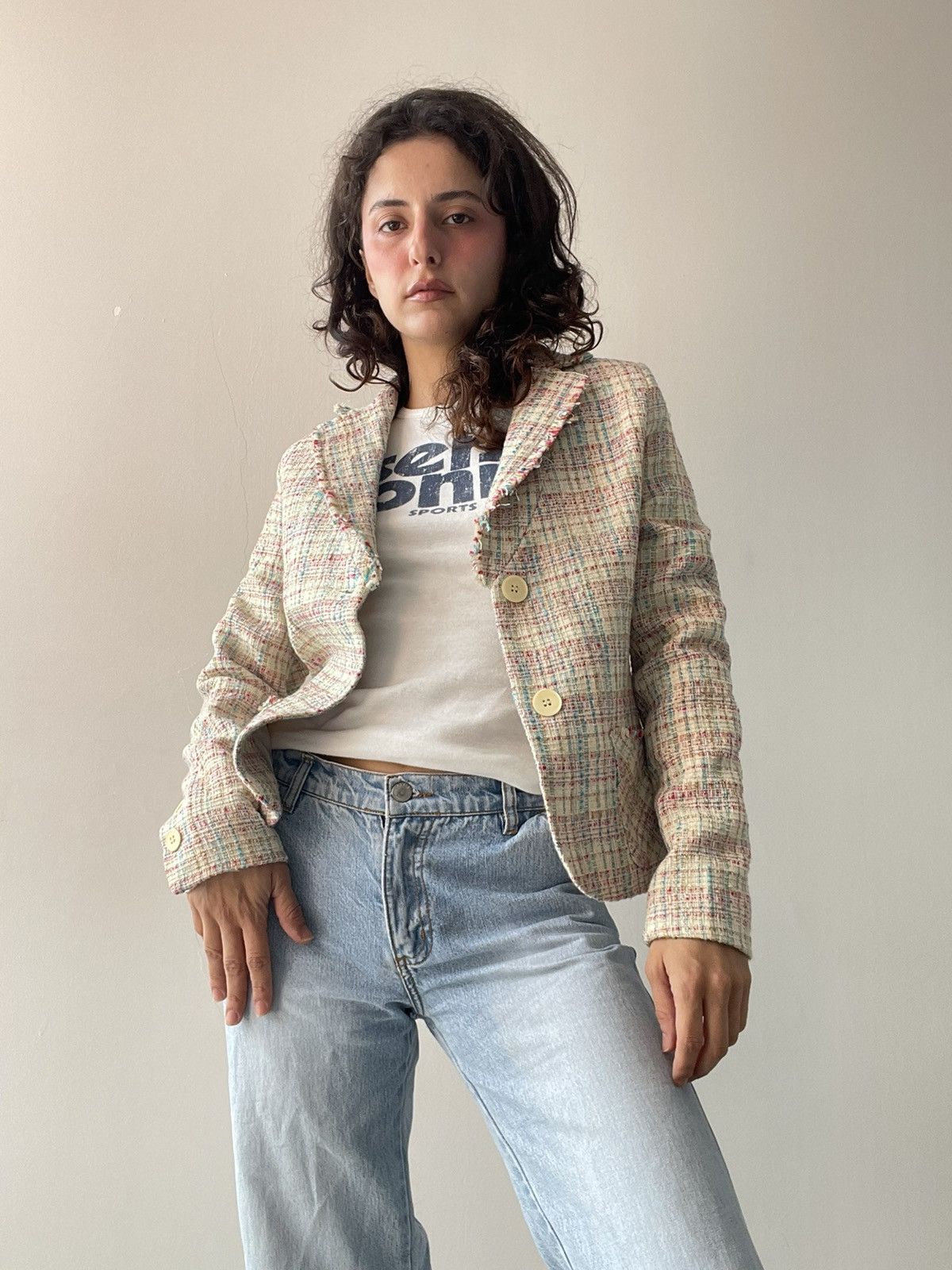 Vintage Vivid blazer Size S / US 4 / IT 40 - 1 Thumbnail