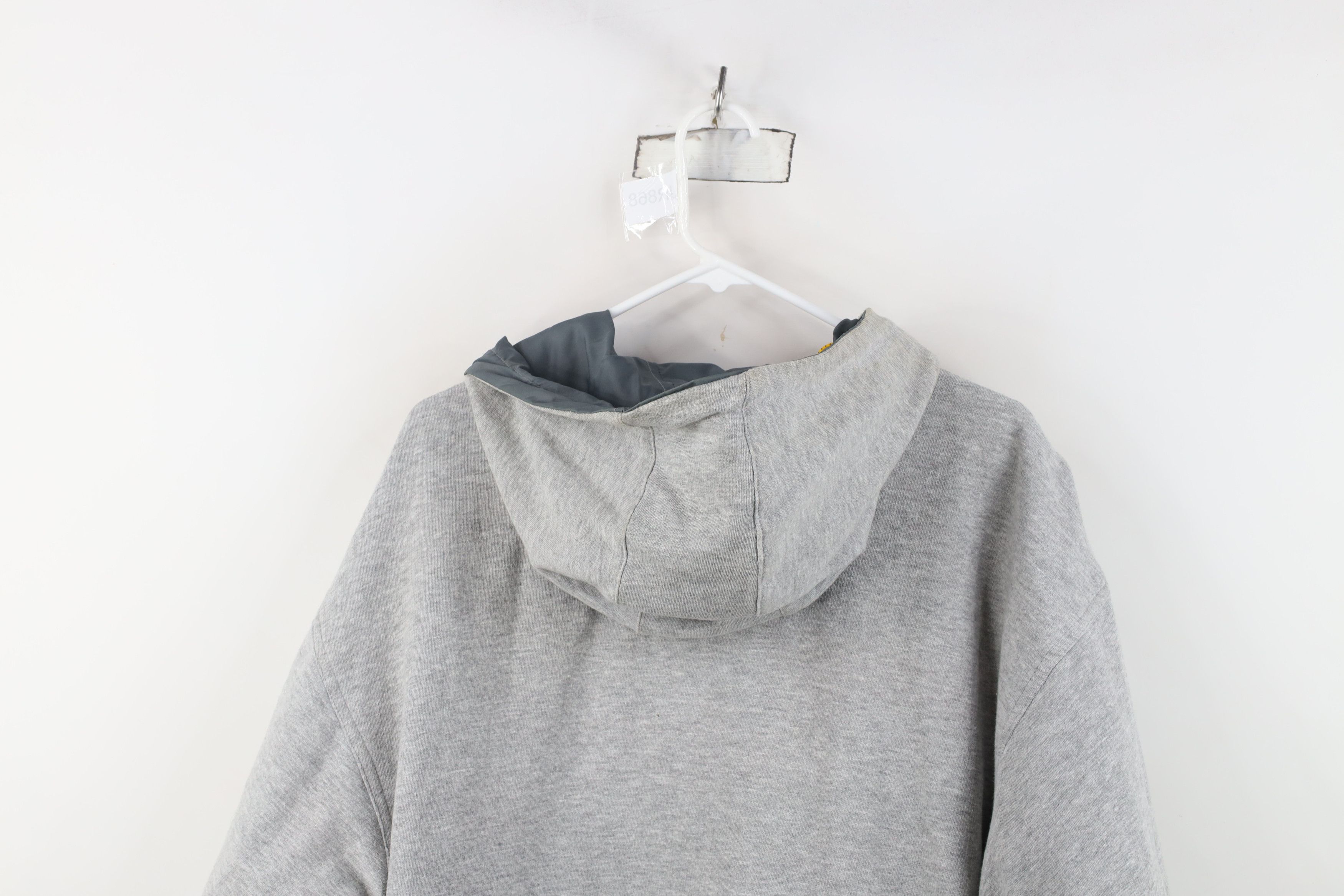 Starter Vintage 90s Starter Reversible Lined Hooded Jacket Gray Size US M / EU 48-50 / 2 - 18 Thumbnail