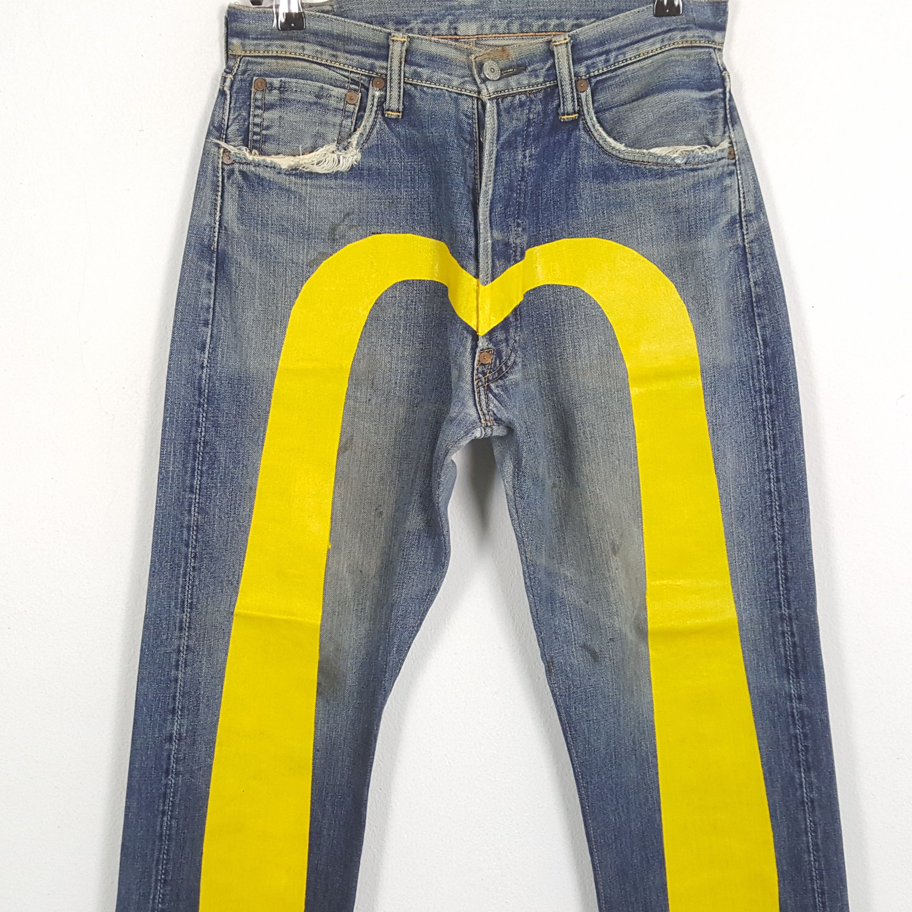 Evisu EVISU Japanese Brand Streetwear Custom Daicock Jeans Size US 30 / EU 46 - 2 Thumbnail
