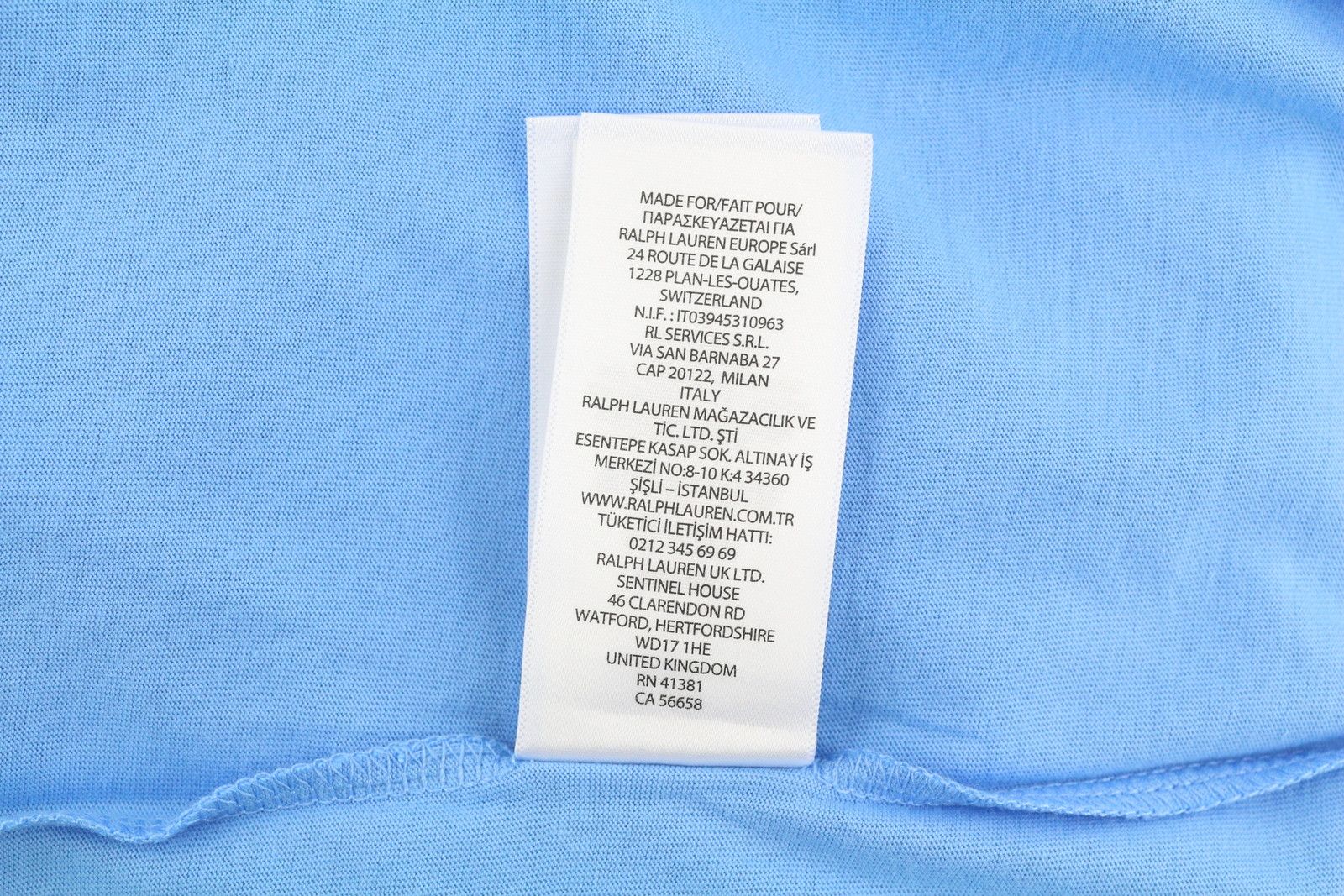 Polo Ralph Lauren L Blue Short Sleeve Crew Neck Tricot T-Shirt 84724 Size L / US 10 / IT 46 - 8 Thumbnail