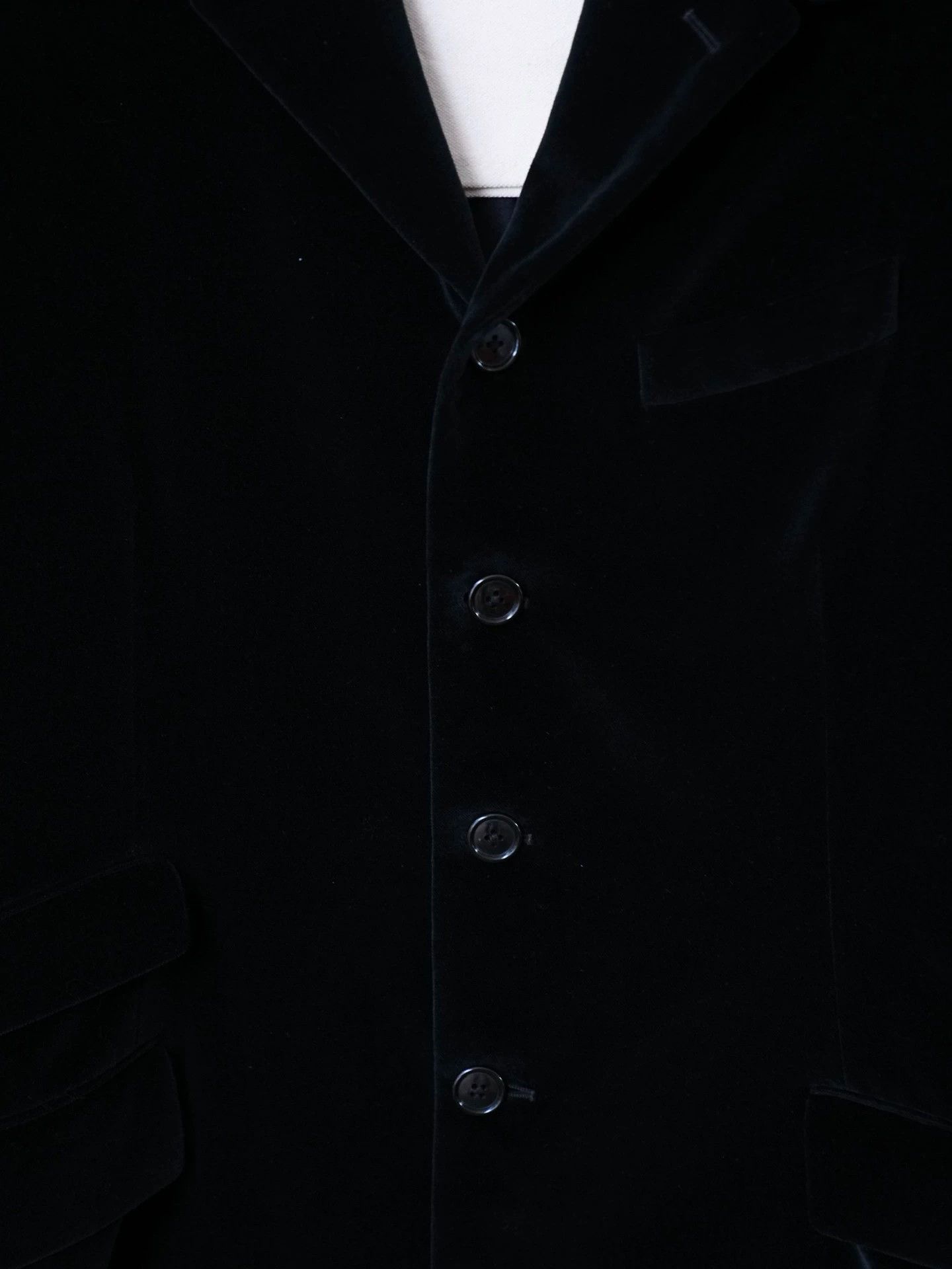 Polo Ralph Lauren Ralph Lauren Purple Label Black Velvet Blazer USA Size L / US 10 / IT 46 - 3 Thumbnail