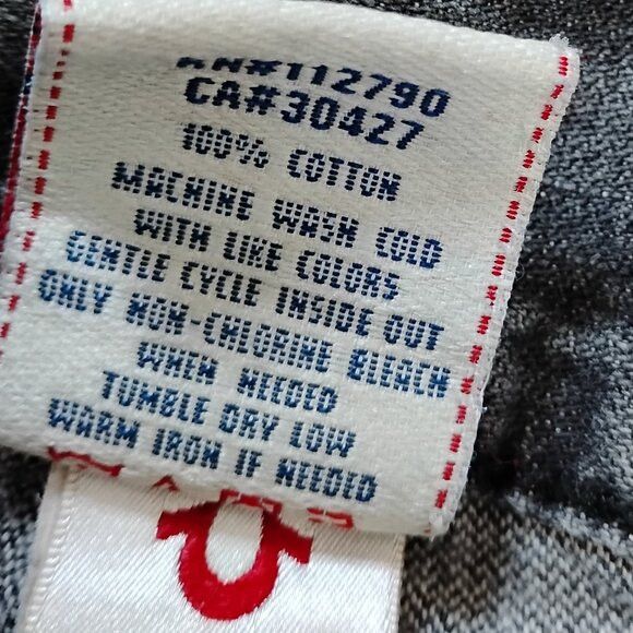 True Religion Vintage True Religion Billy Big T Denim Jeans 30x34 Size US 30 / EU 46 - 7 Thumbnail