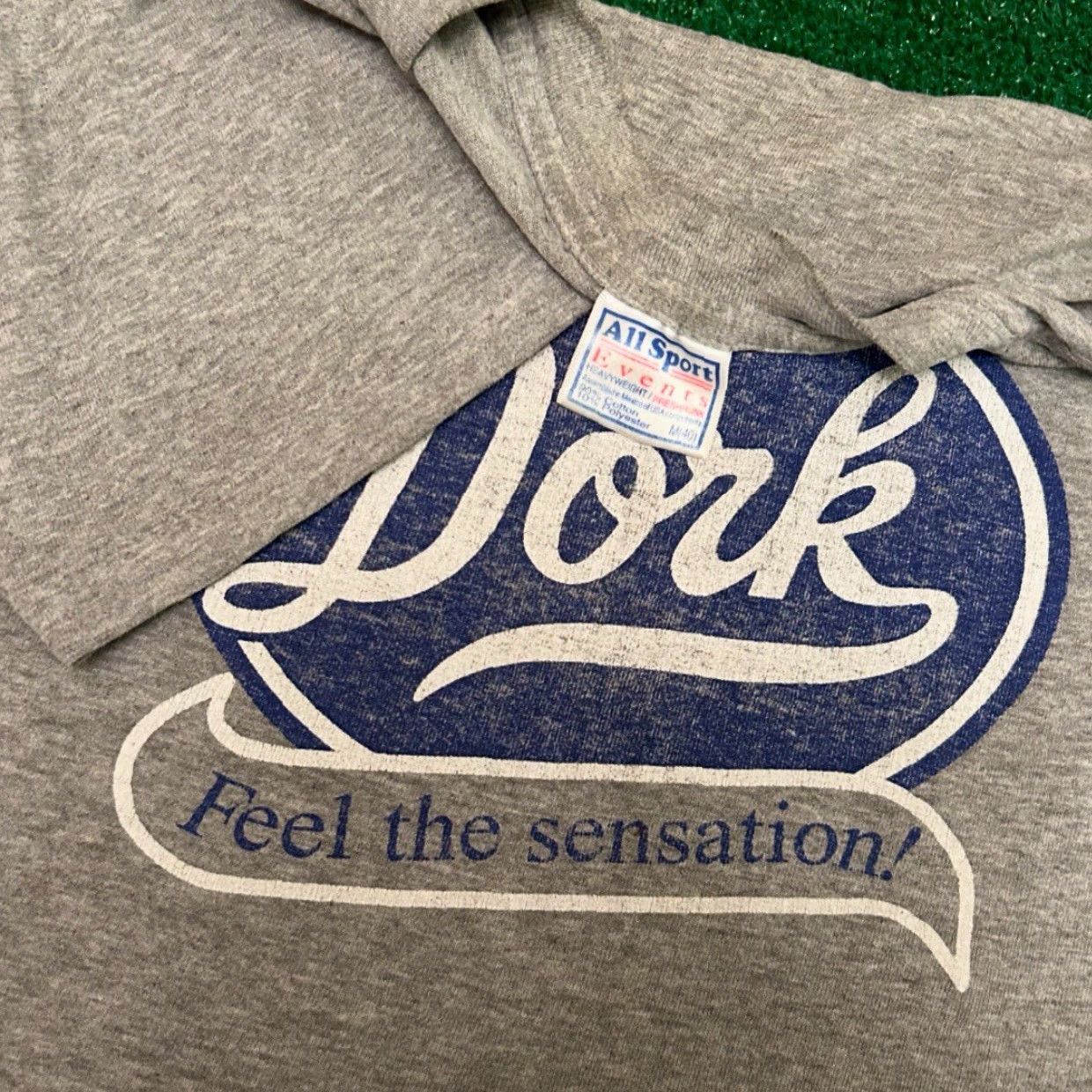Vintage VINTAGE 90s Dork Skater Parody Spoof York Skate Tee VTG Humor Shirt Mens M Gray Short Sleeve T-Shirt Size US M / EU 48-50 / 2 - 2 Thumbnail