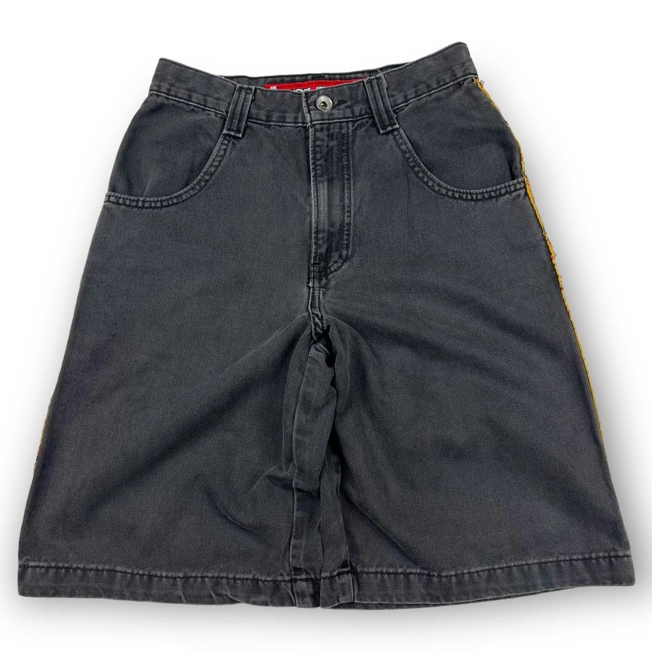 JNCO JNCO Men's Black and Orange Shorts Size US 26 / EU 42 - 3 Thumbnail