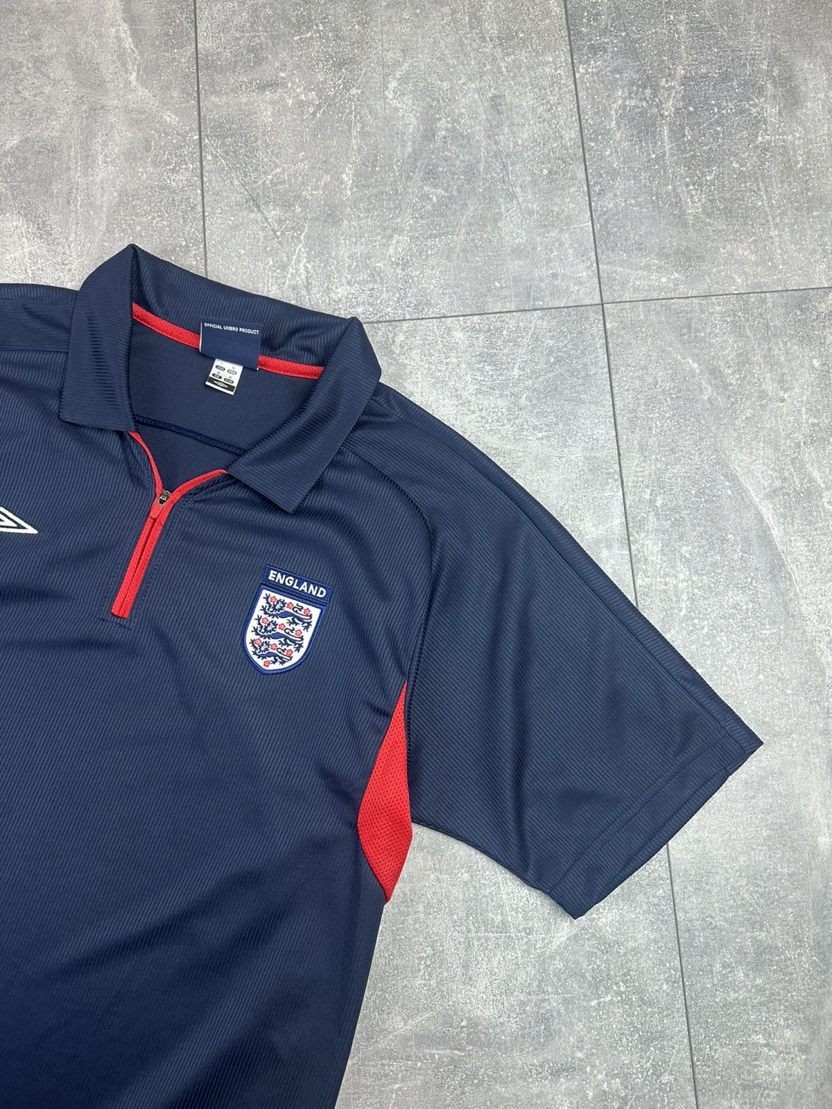Umbro Umbro England National Team Training Jersey 1/4 Zip 2004 Size US S / EU 44-46 / 1 - 8 Thumbnail