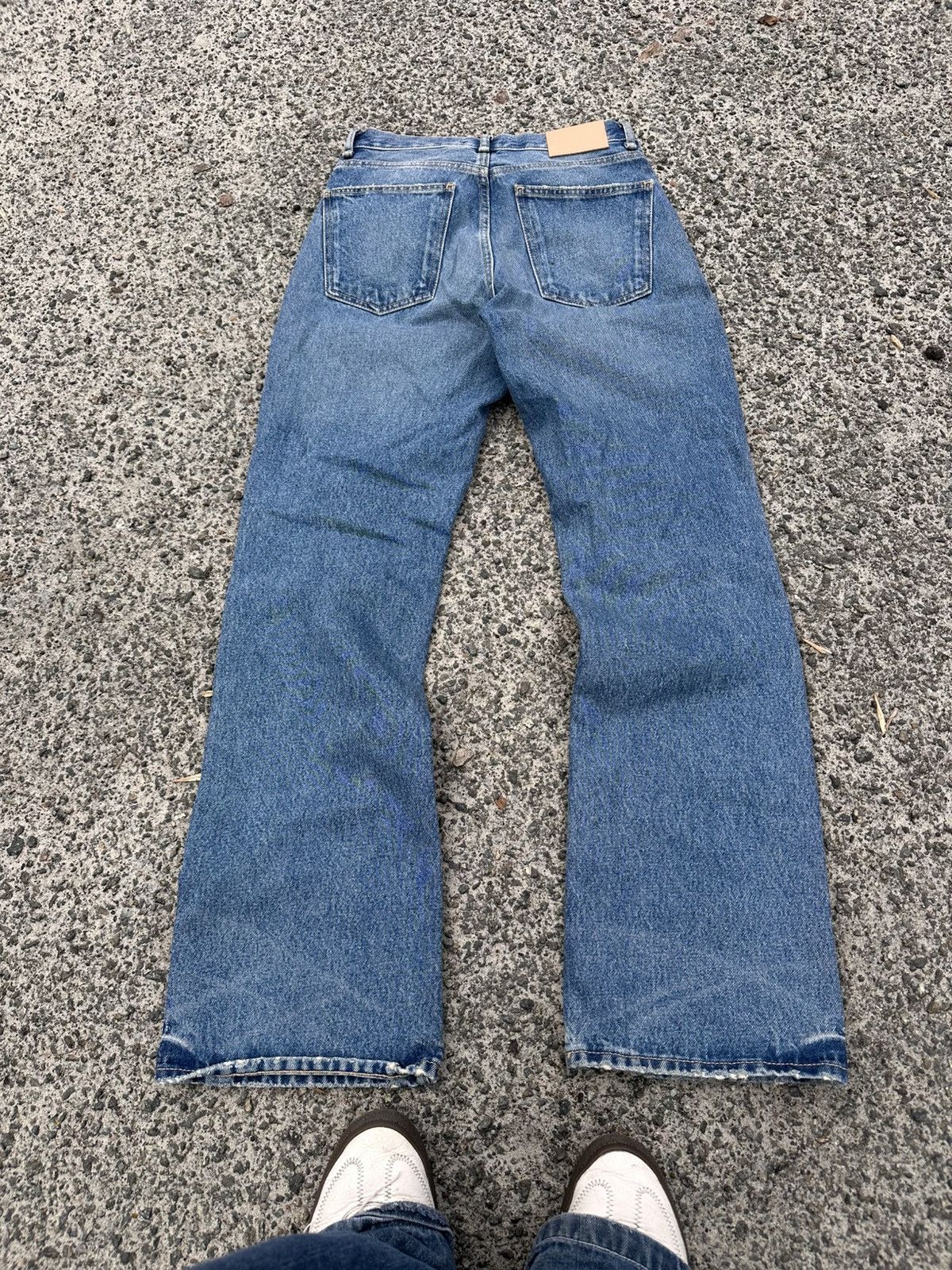 Acne Studios Acne Studios Flared Baggy Distressed Jeans Size 28" / US 6 / IT 42 - 4 Thumbnail