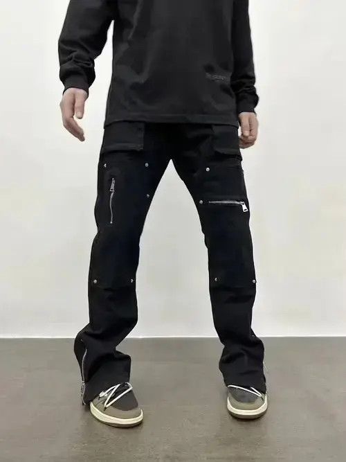 Designer × Japanese Brand × Vintage utility tactical cargo carpenter pants Size US 32 / EU 48 - 4 Thumbnail