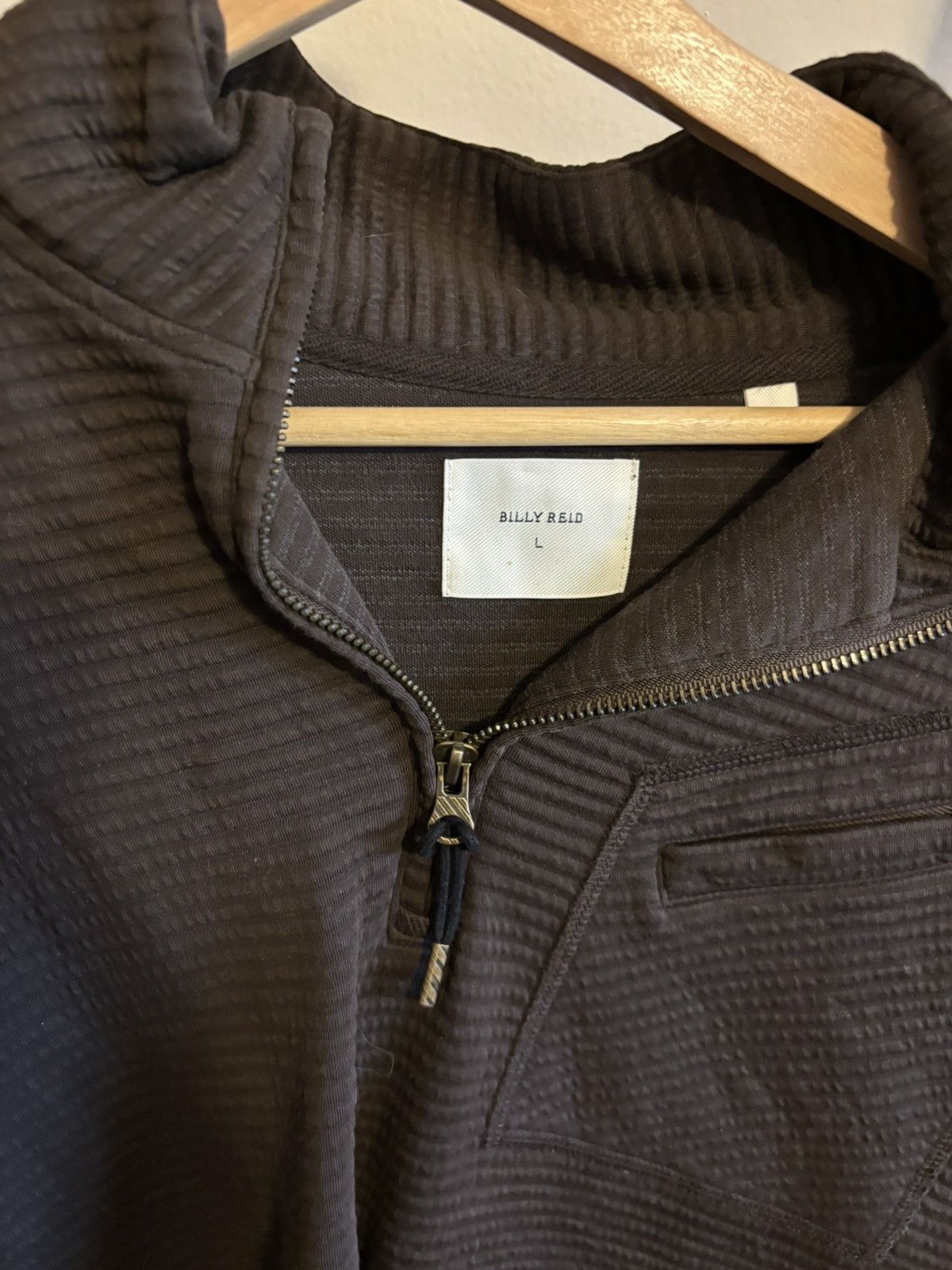 Billy Reid Billy Reid large brown quarter zip Size US L / EU 52-54 / 3 - 2 Thumbnail