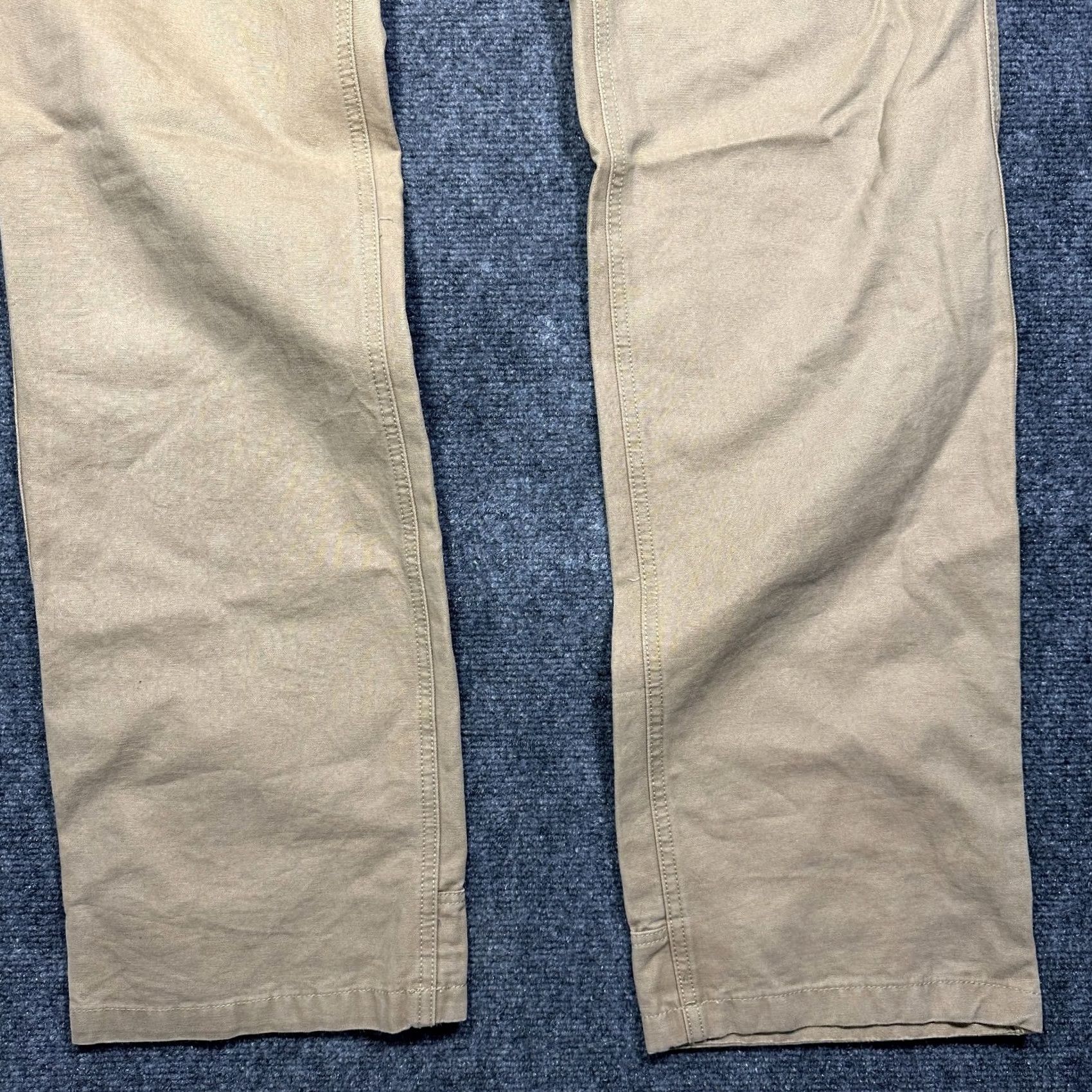 Eddie Bauer Eddie Bauer Pants Mens 36 Khaki Tan Cotton Pockets Zip Fly Chino Cargo Pocket Flat Front Classic Mens Pants Size US 36 / EU 52 - 2 Thumbnail