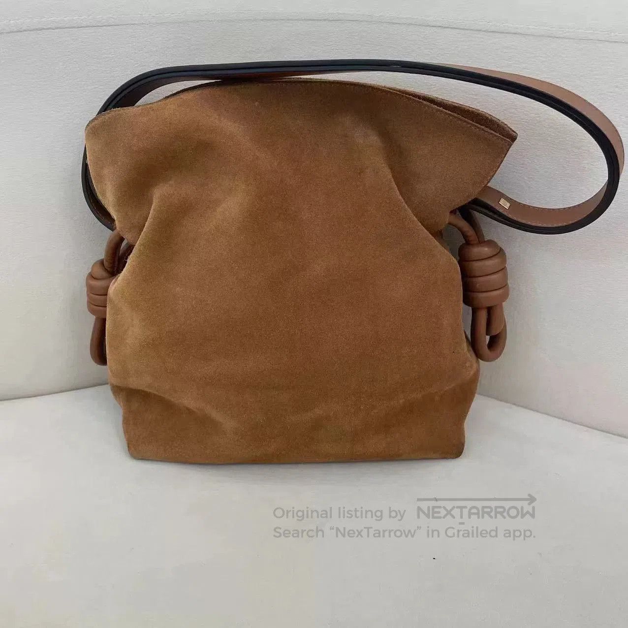 Loewe Loewe Vintage Brown Suede Crossbody Bag. Size ONE SIZE - 2 Thumbnail