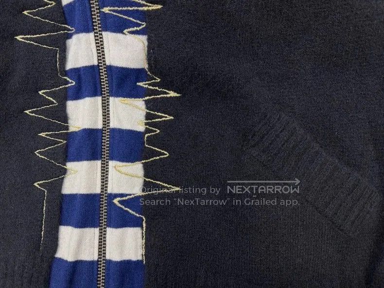 Haider Ackermann HAIDER ACKERMANN Colorblock Sweater Coat. Size US S / EU 44-46 / 1 - 5 Thumbnail