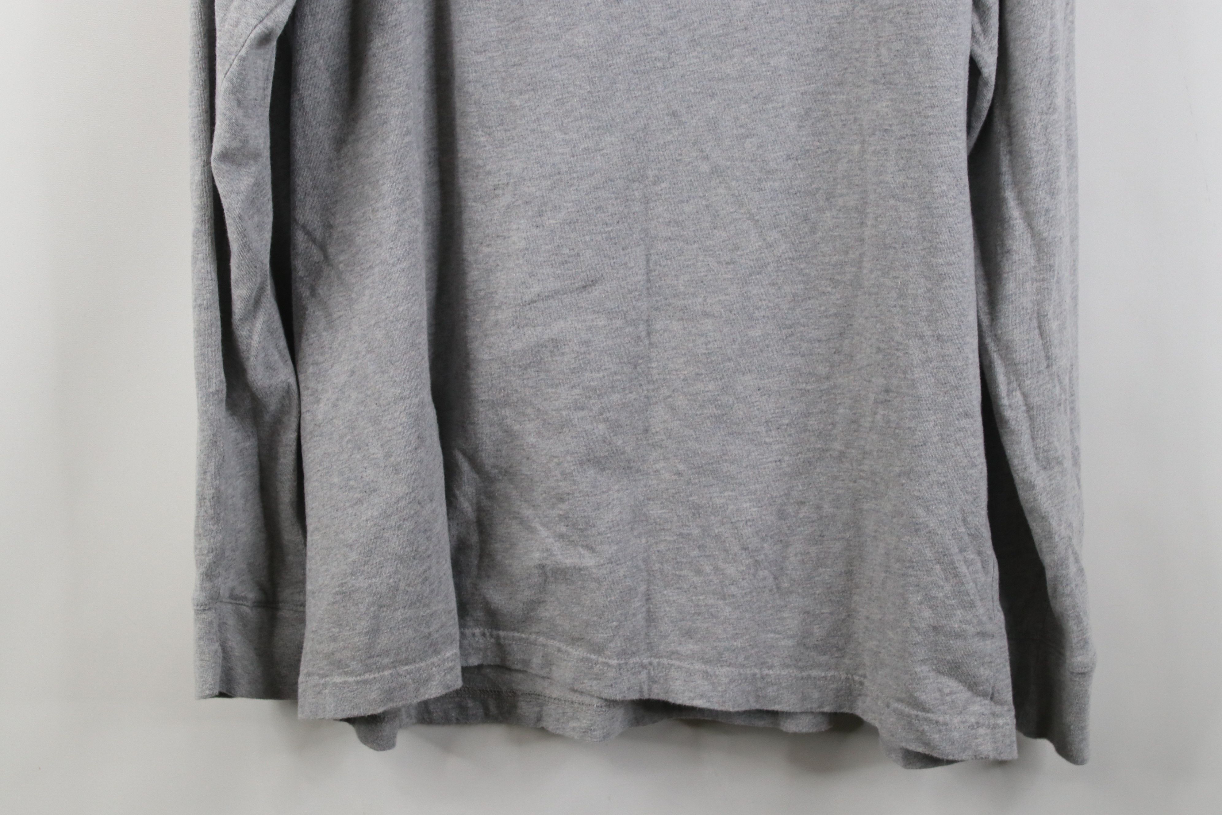 Reebok Vintage 90s Reebok Box Logo Skiing Long Sleeve T-Shirt Gray Size US L / EU 52-54 / 3 - 13 Thumbnail