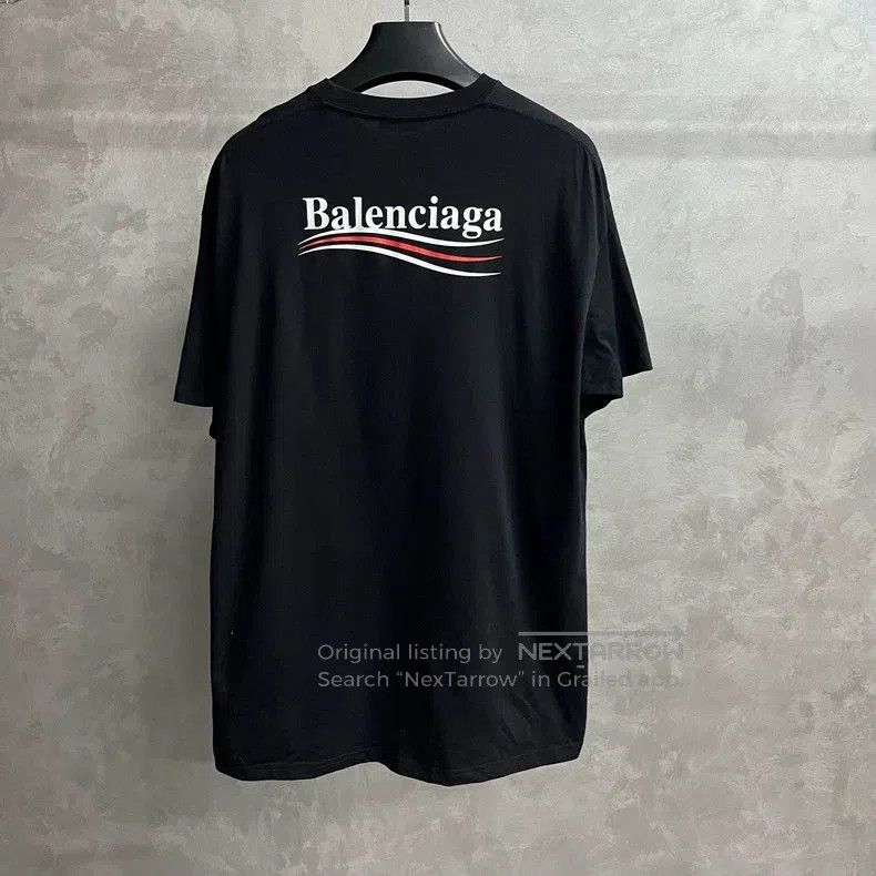 Balenciaga Balenciaga Black Cola Print Oversized T-Shirt. Size US M / EU 48-50 / 2 - 2 Thumbnail