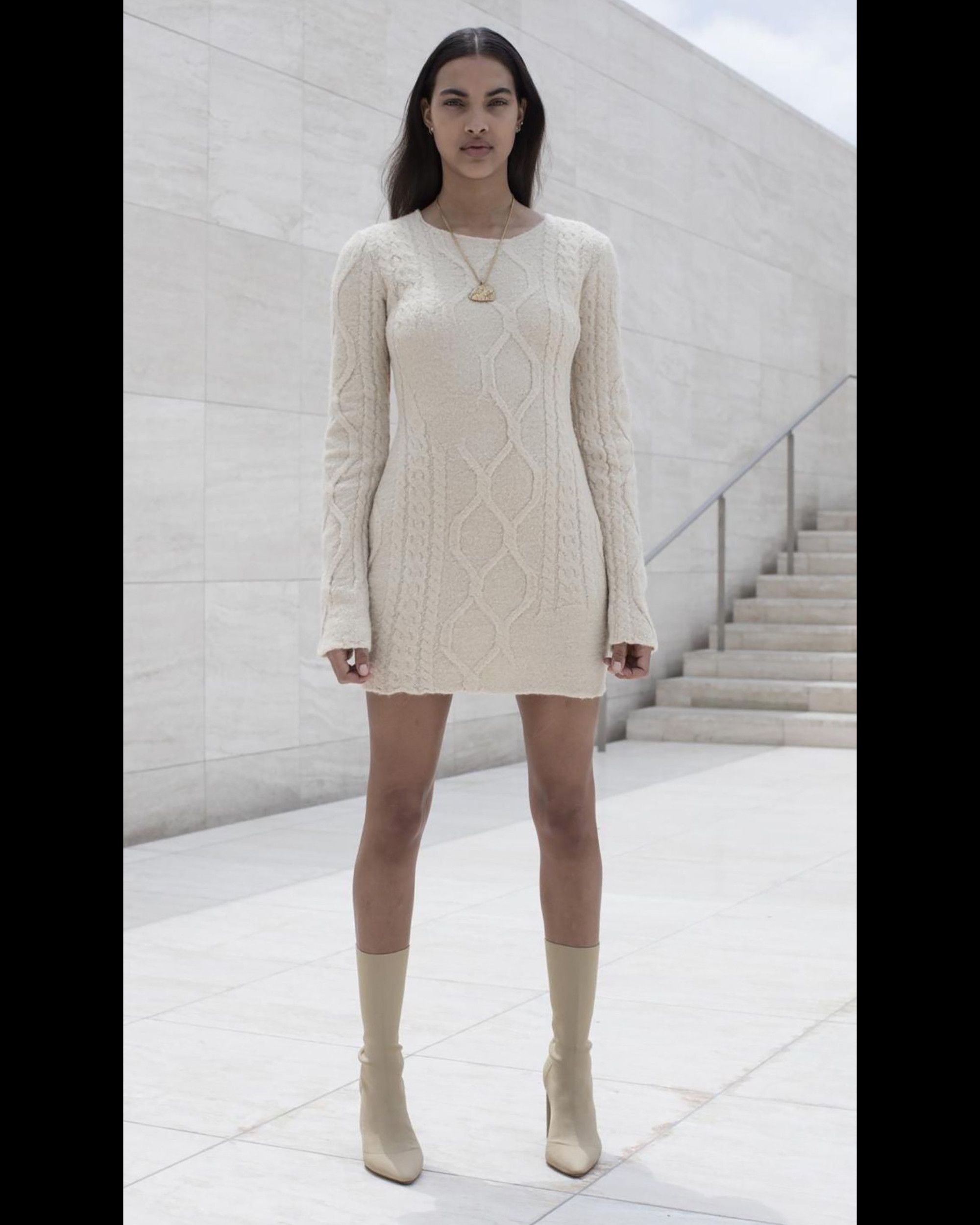 Yeezy Yeezy Season 4 Alpaca Wool Dress Size XS / US 0-2 / IT 36-38 - 3 Thumbnail