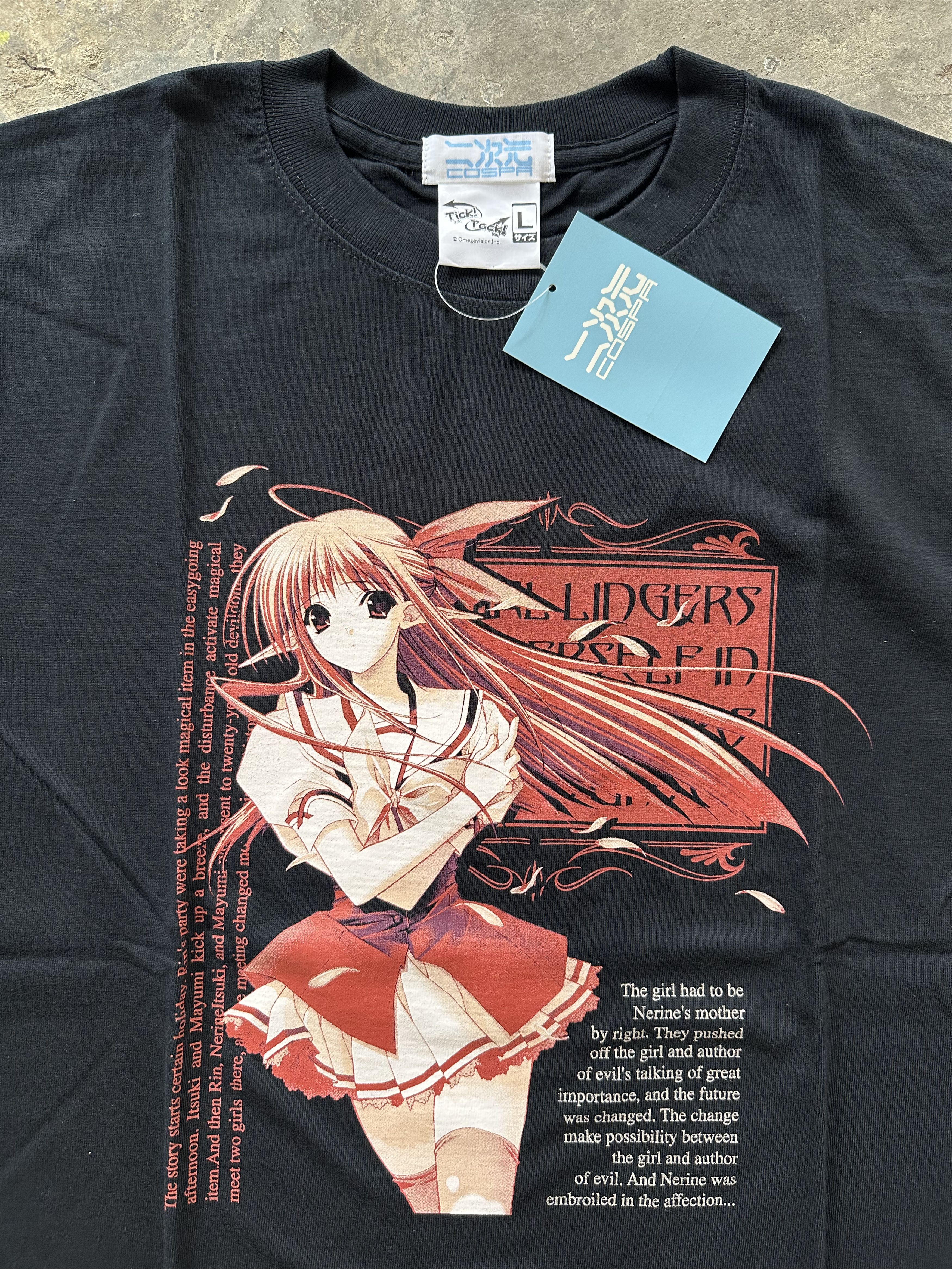 Anime Vintage 00's COSPA Tick! Tack! ”Sunset Nerine“ T-shirt Size US L / EU 52-54 / 3 - 1 Thumbnail
