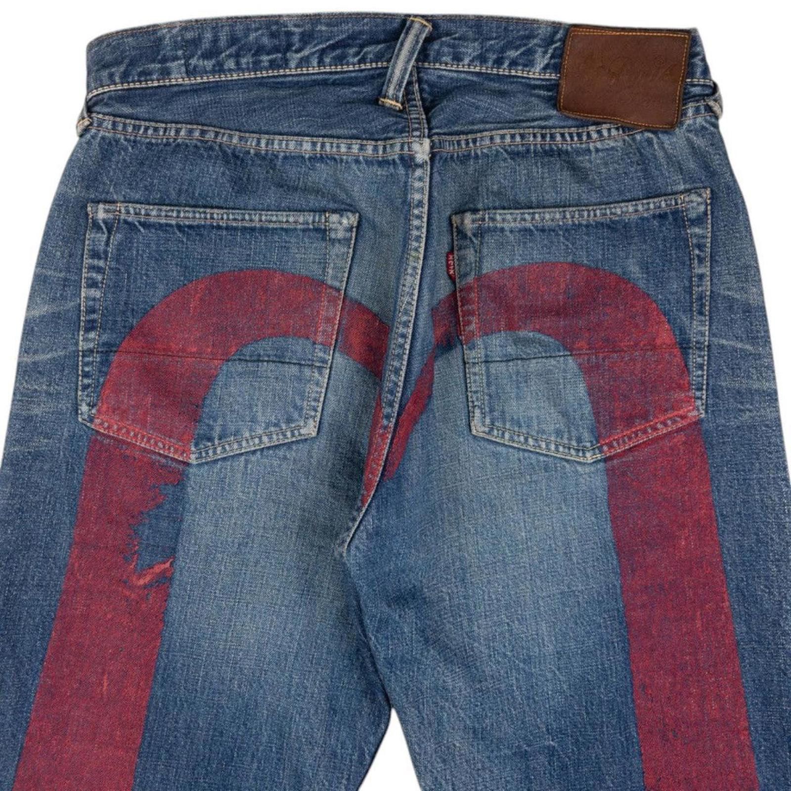 Evisu Vintage Evisu Painted Daicock Japanese Denim Jeans Size W32 Size US 32 / EU 48 - 2 Thumbnail