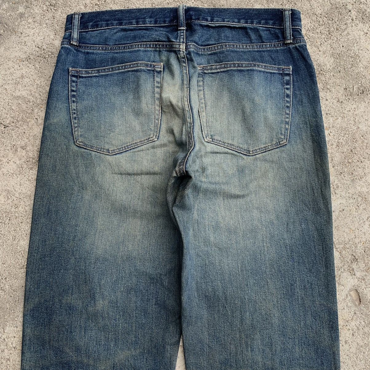 Undercover × Uniqlo Y2K Japanese Kaihara Rusty Mudwash Train Tracks Denim W33 Size US 33 - 8 Thumbnail
