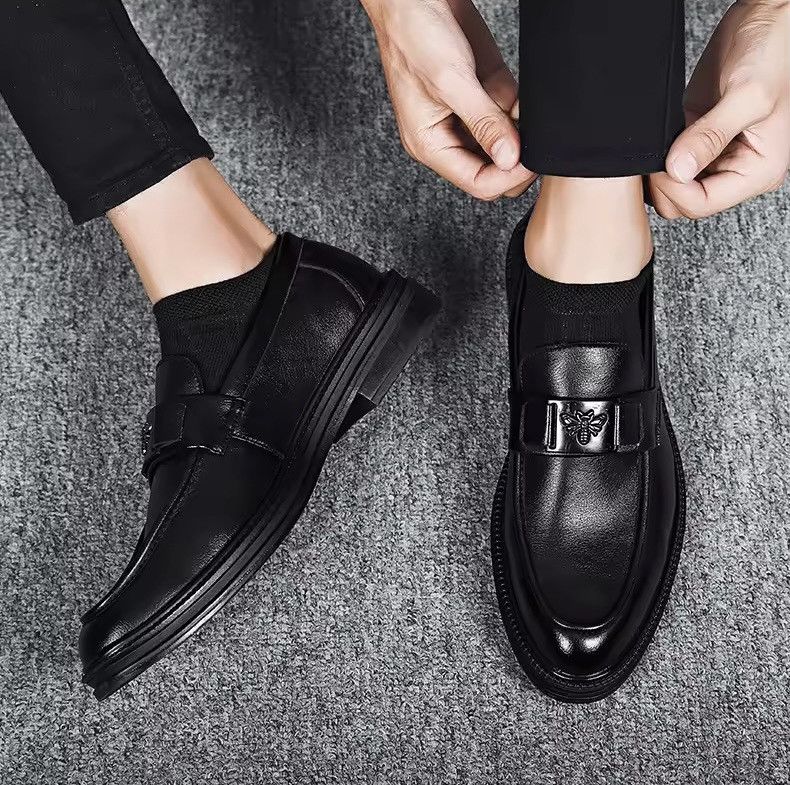 Designer × Other Casual Real Leather Genuine Solid Slip On Loafers Size US 11 / EU 44 - 1 Thumbnail