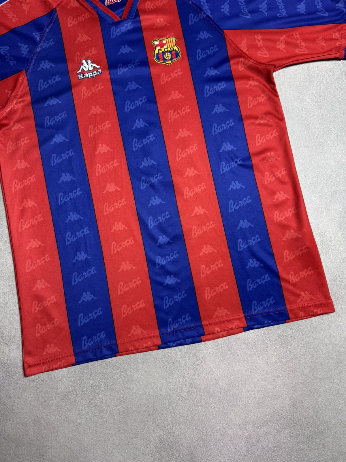 Other Barcelona 1995 1997 Home Football Shirt Soccer Jersey Size US XL / EU 56 / 4 - 4 Thumbnail