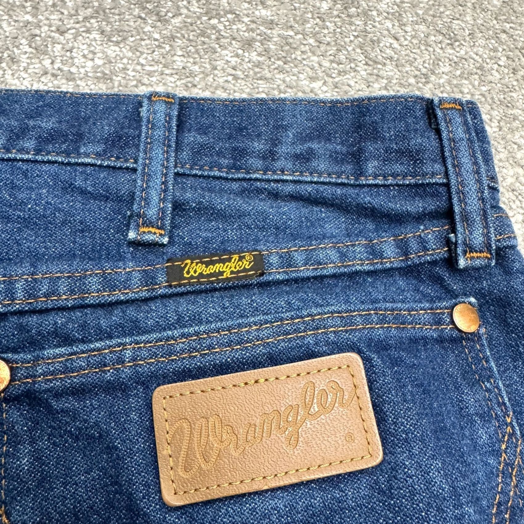 Wrangler Wrangler Jeans 13MWZ Cowboy Cut Original Fit Denim Jeans Mens 38x30 Indigo Dark Wash Size US 38 / EU 54 - 6 Thumbnail
