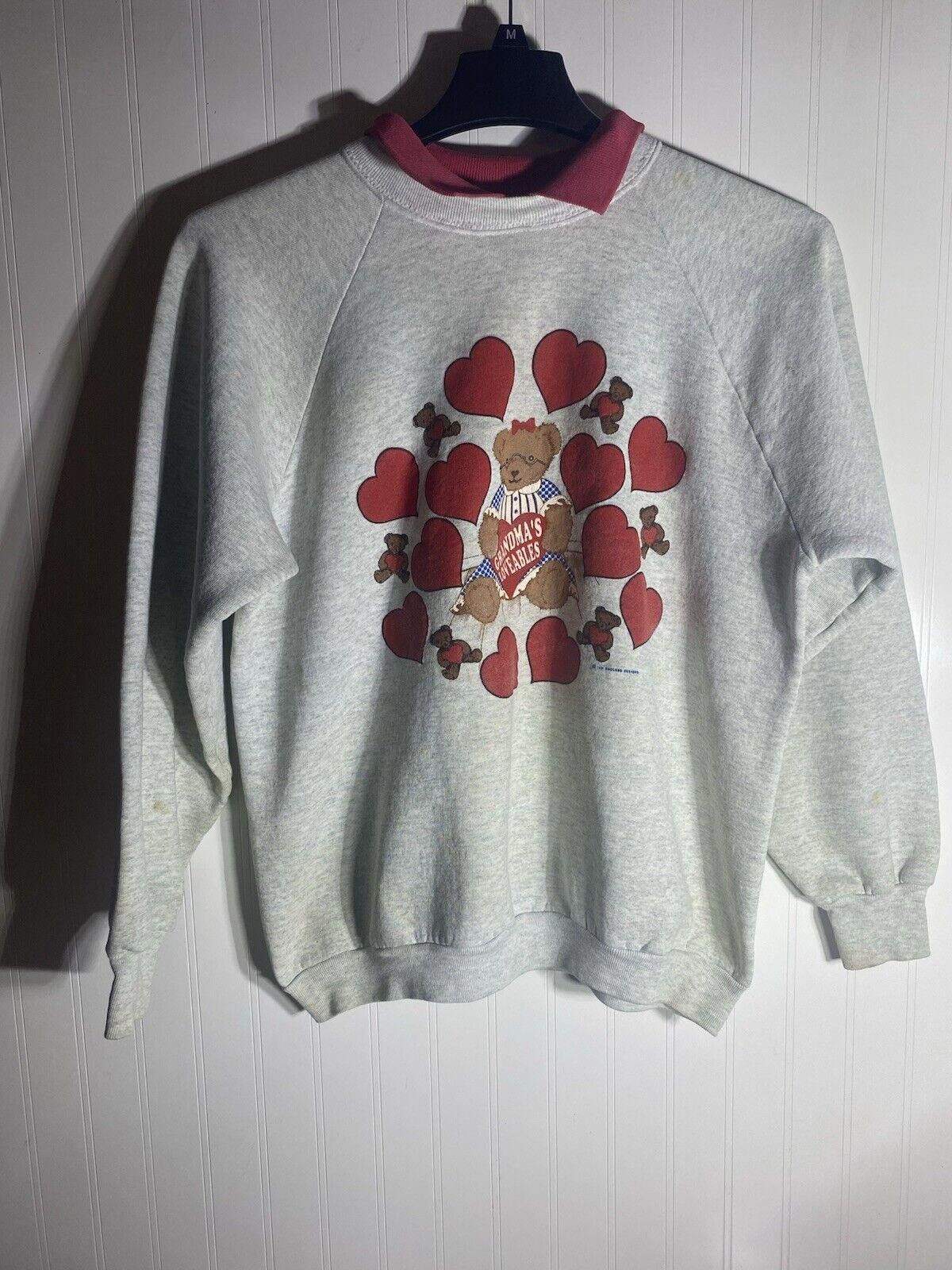 Designer Vintage 90s Teddy-Bear Sweatshirt Womens Xl Size XL / US 12-14 / IT 48-50 - 1 Thumbnail