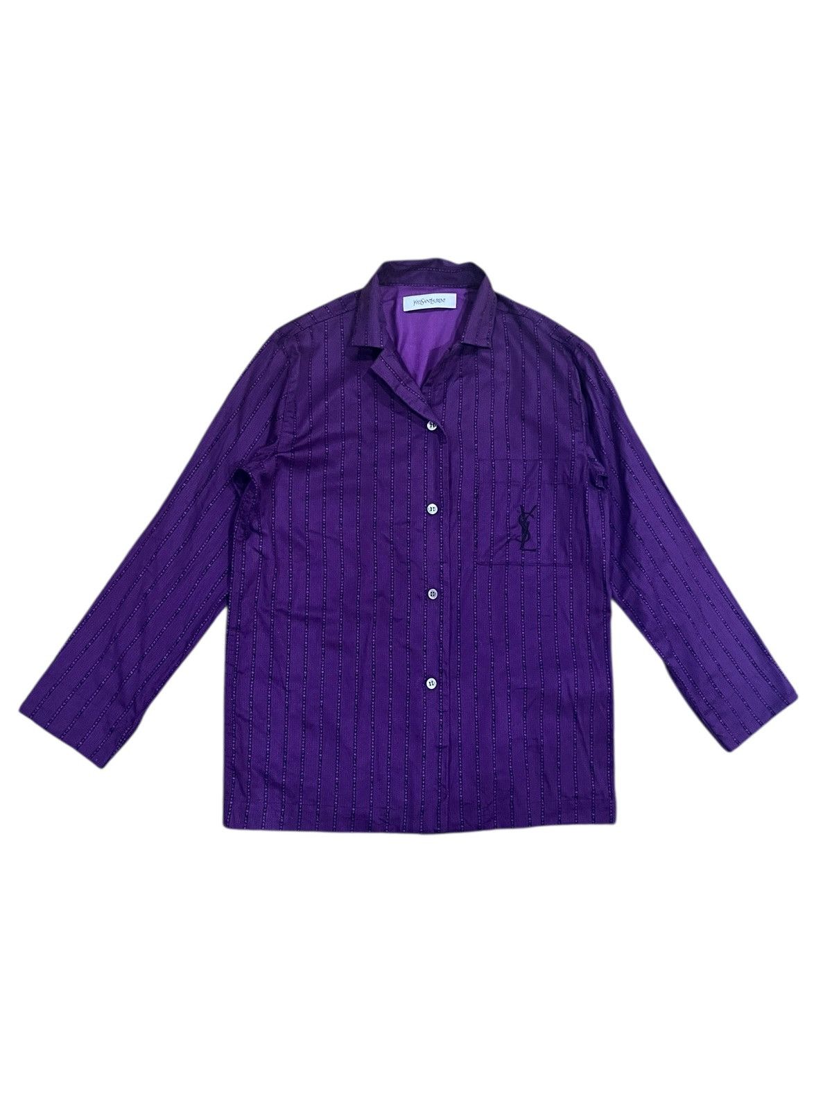 Yves Saint Laurent YvesSaintLaurent full print button upp Size M / US 6-8 / IT 42-44 - 1 Thumbnail