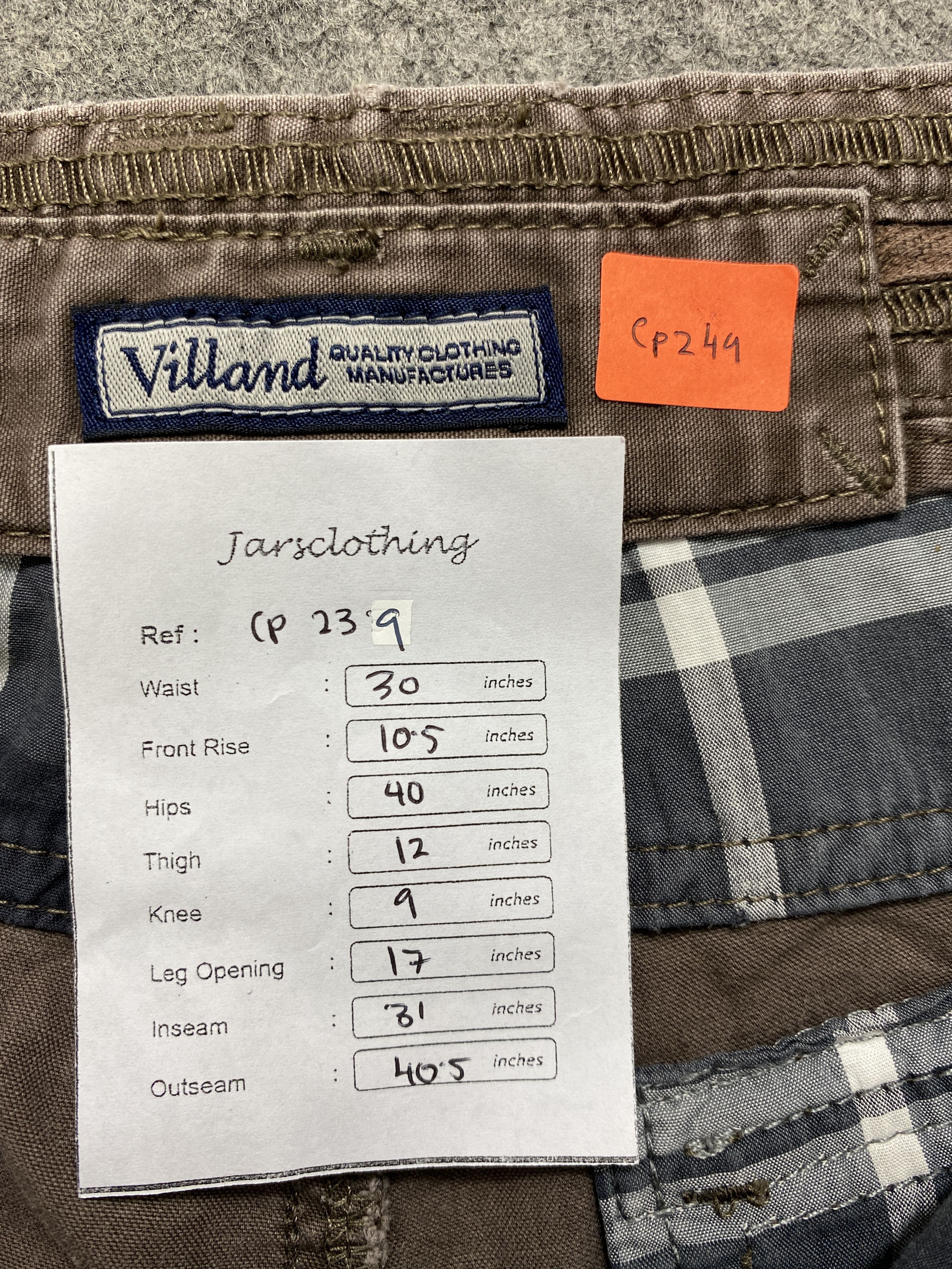 Japanese Brand Villand By Japanese Work Style Multipocket Pant -CP249 Size US 30 / EU 46 - 8 Thumbnail