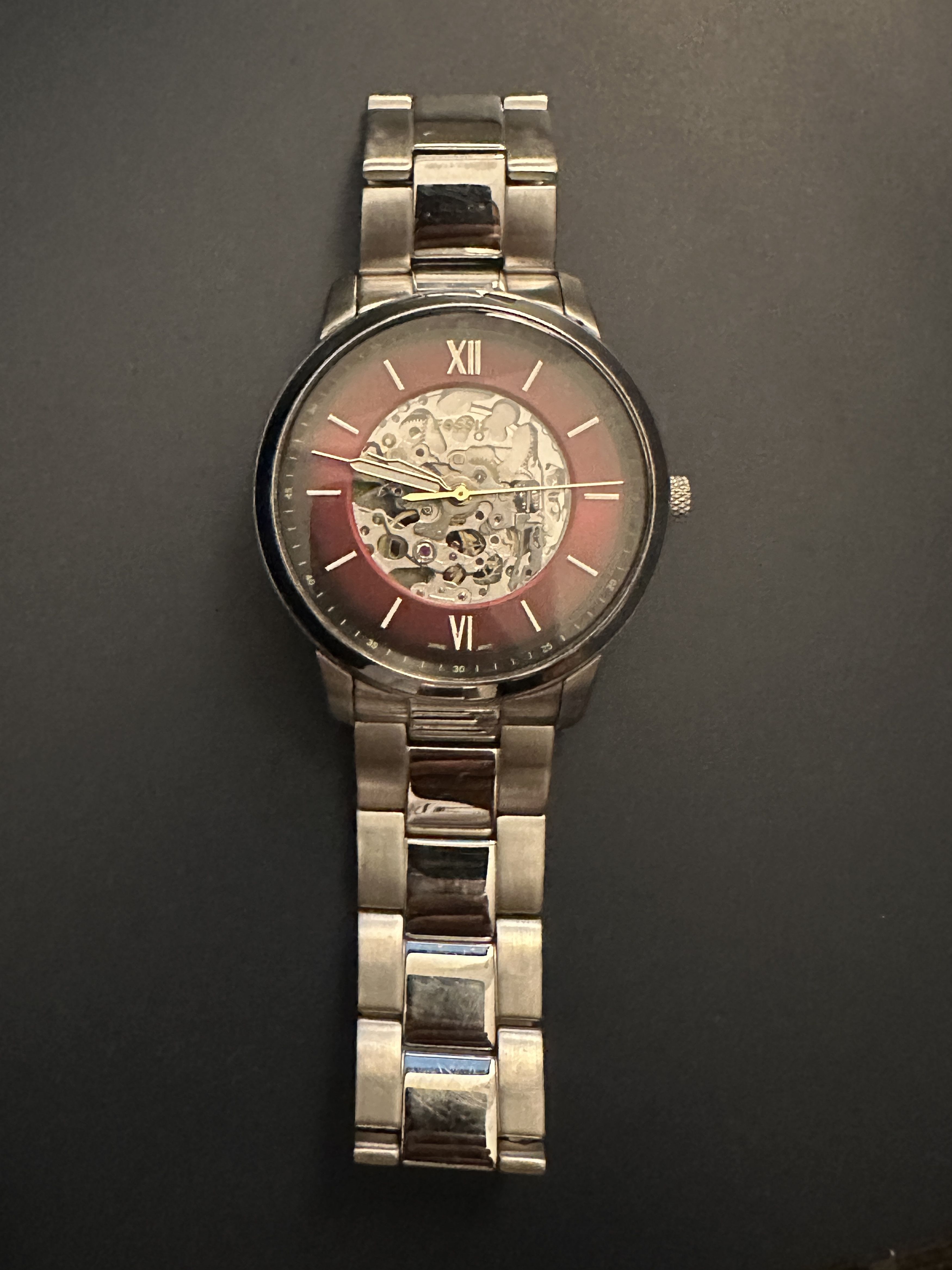 Fossil FOSSIL BIGTIC(JR-8292) RED FRAME🔴 | Grailed