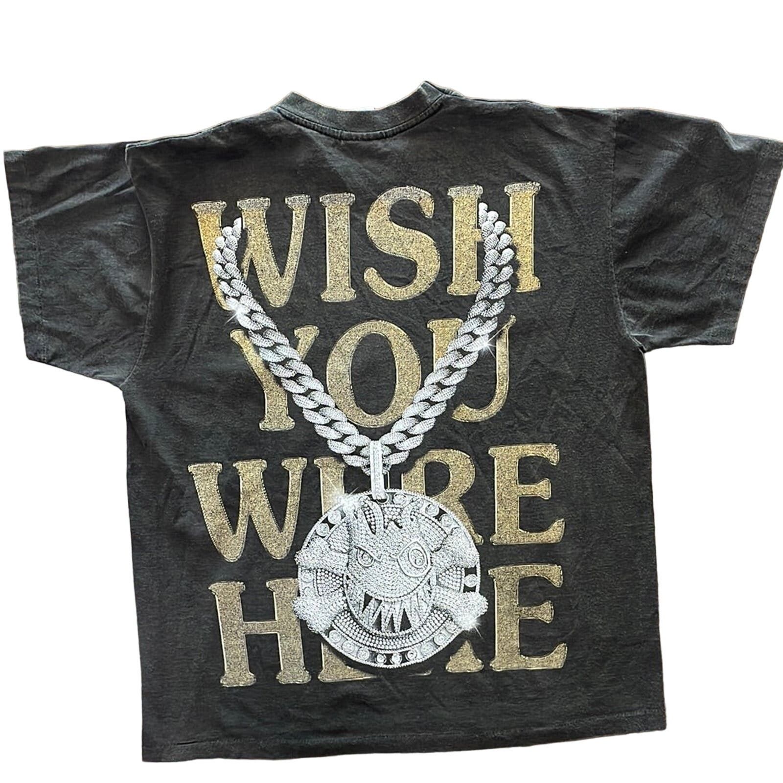 Rap Tees Travis Scott Big Hit Wish you Where Here Tee XL Size US XL / EU 56 / 4 - 5 Thumbnail